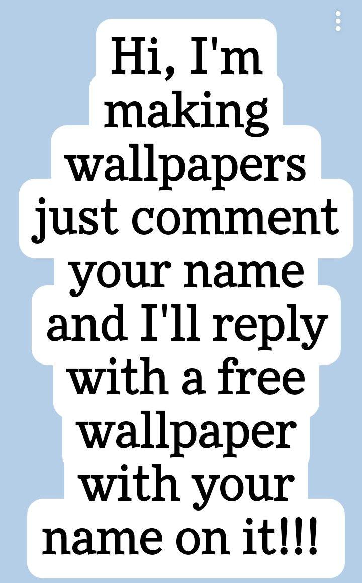 720x1158 Free wallpaper your names on them!!!. Names, Free wallpaper, Your name
