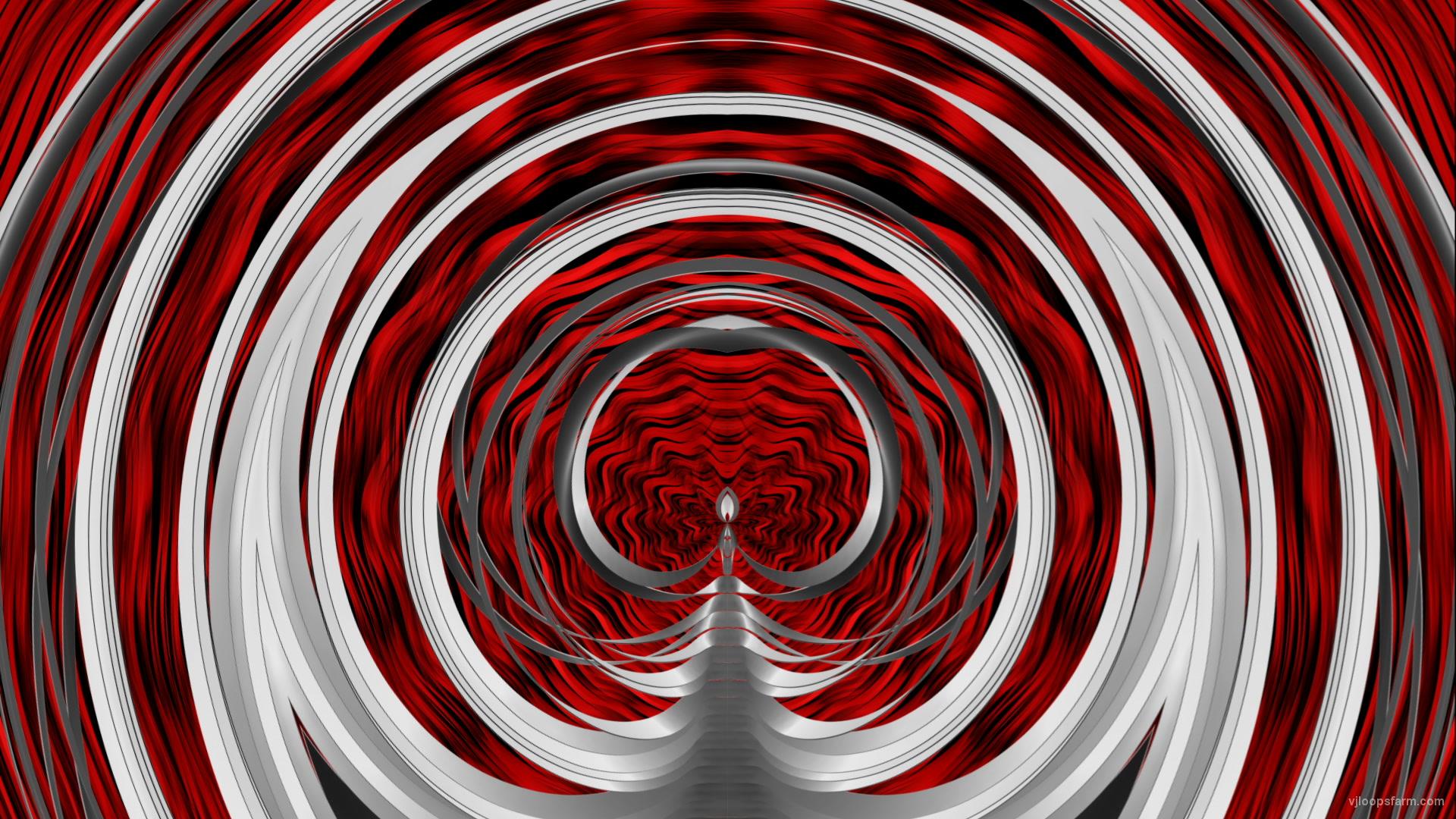 1920x1080 White Stripe Cloth Red Energy Tunnel Full HD VJ Loop. 29fps