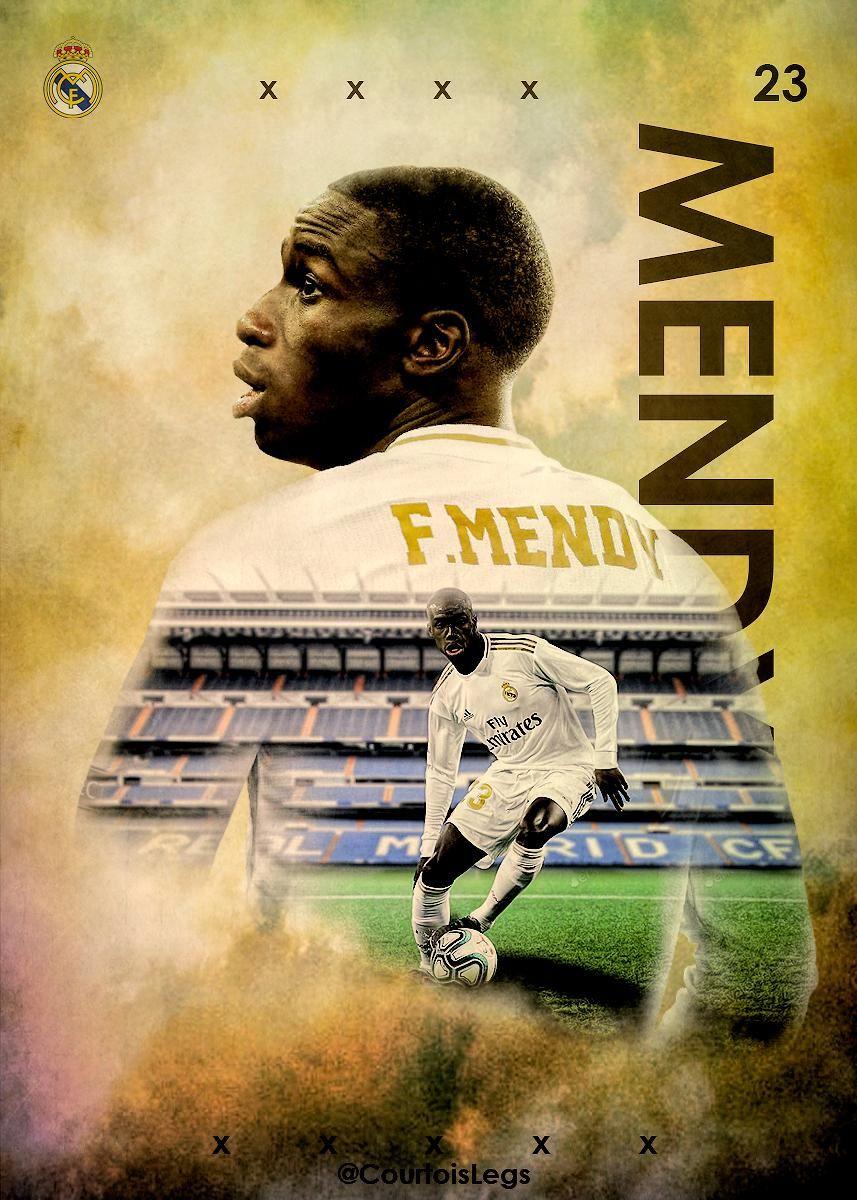 857x1200 I was in a wheelchair now I'm at Real Madrid. Happy 25th birthday Ferland Mendy. Real madrid, Football wallpaper, Real madrid football