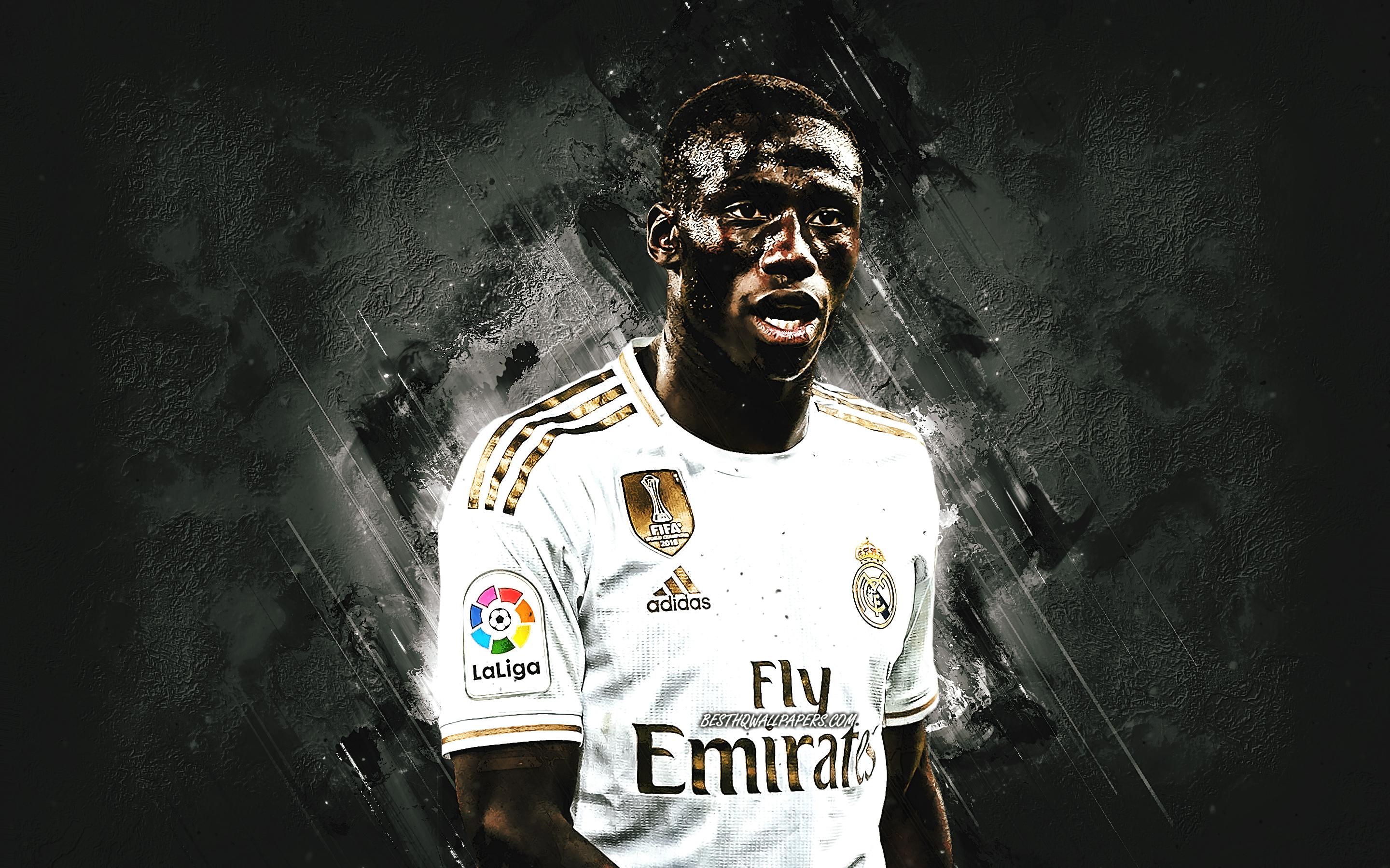 2880x1800 Download wallpaper Ferland Mendy, Real Madrid, French footballer, portrait, La Liga, Spain, football for desktop with resolution 2880x1800. High Quality HD picture wallpaper