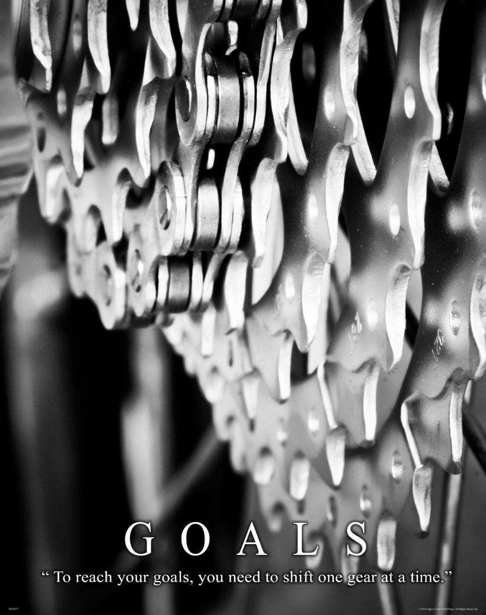 1000x1266 Bicycle Motivational Poster Mountain Bike Goals Art Wall Customized Pattern Poster Large Unique Sticker Wallpaper. Unique Sticker, Art Wall, Motivational Posters