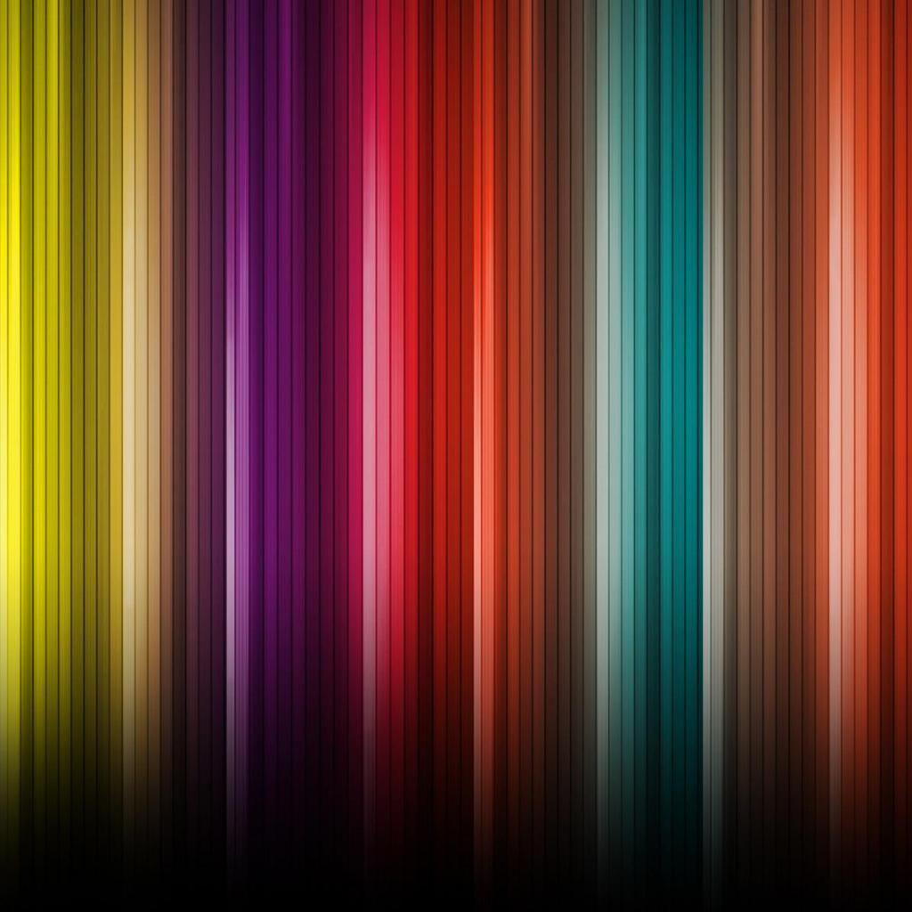 1024x1024 Multi Color Striped Wallpaper