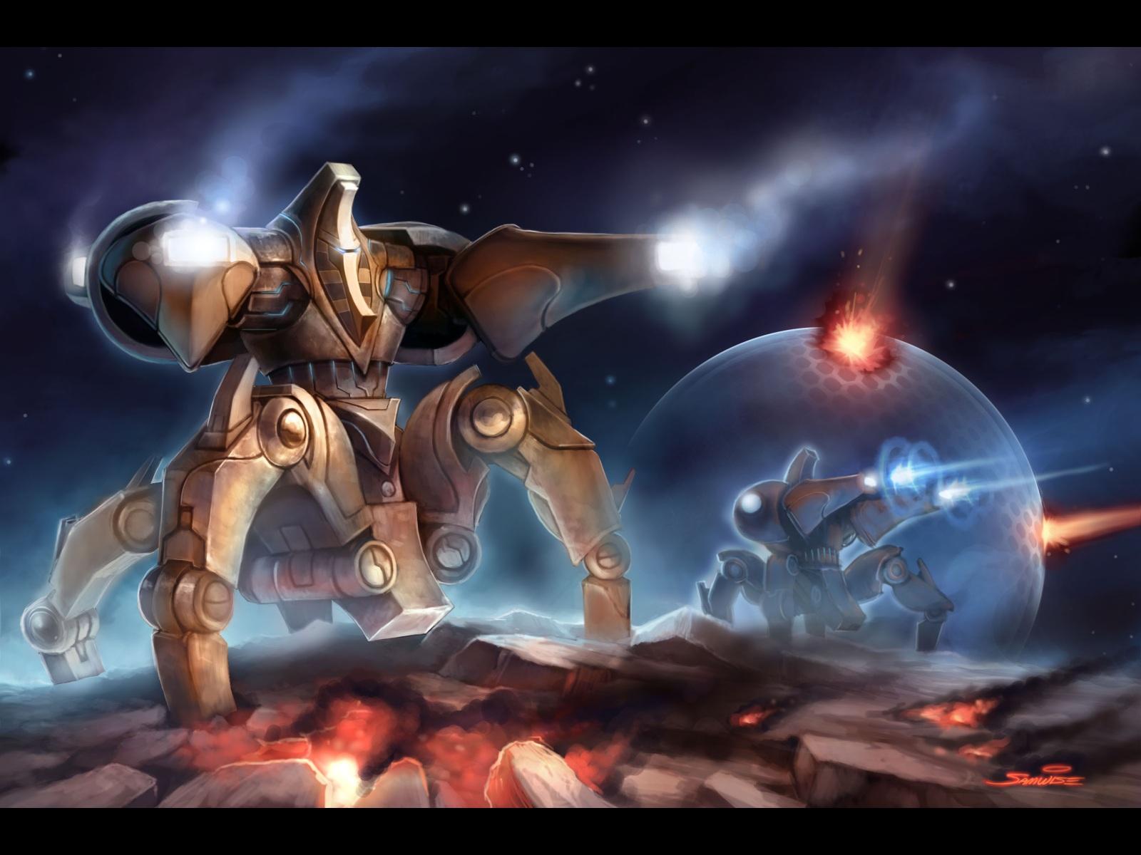 1600x1200 Starcraft 2 Protoss Concept Art