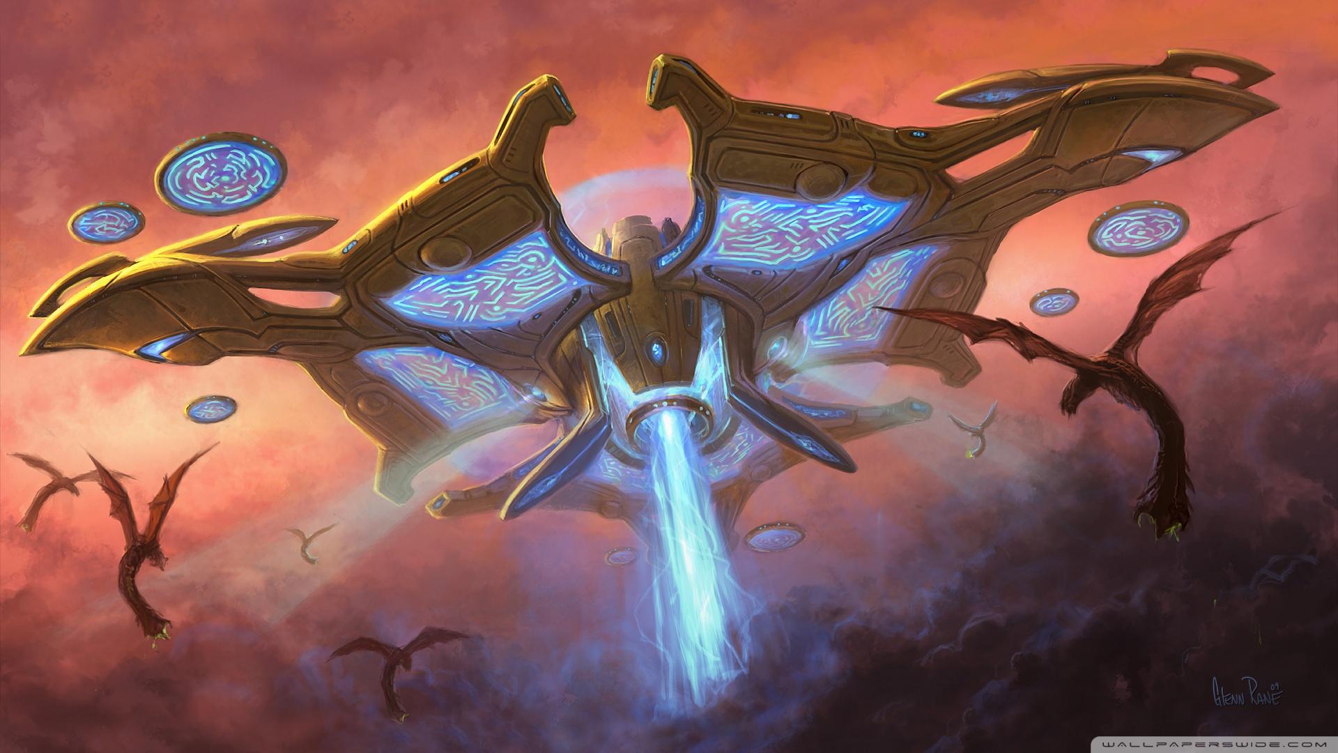 1920x1080 Starcraft Mothership