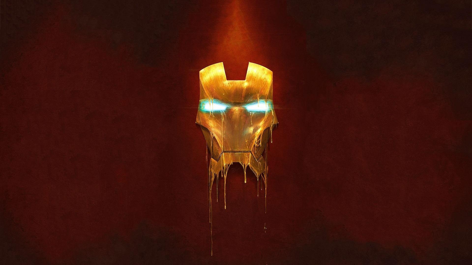 1920x1080 Iron Man Mask Background