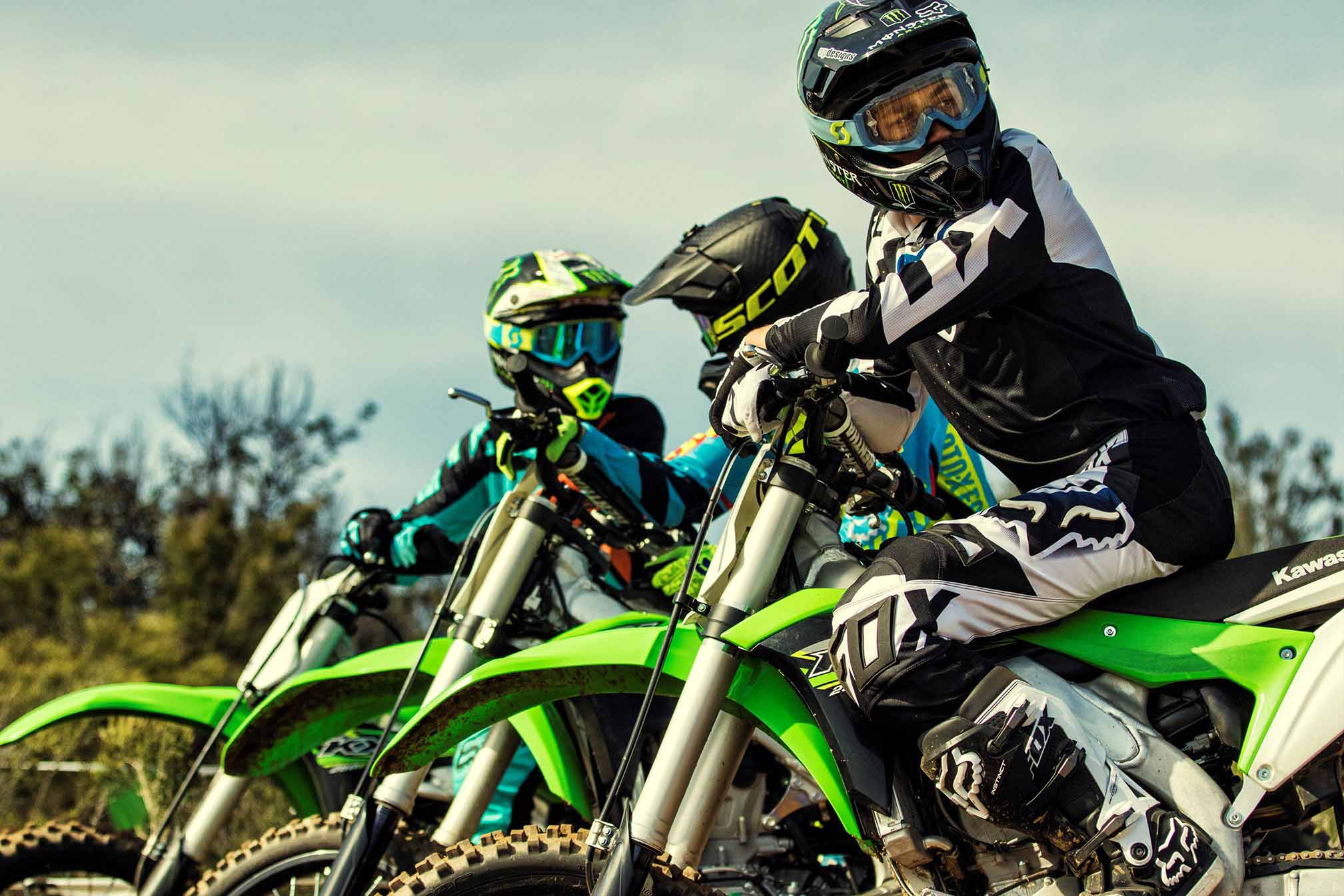 2017x1345 Download Kawasaki KX250F Vehicle Kawasaki KX HD Wallpaper