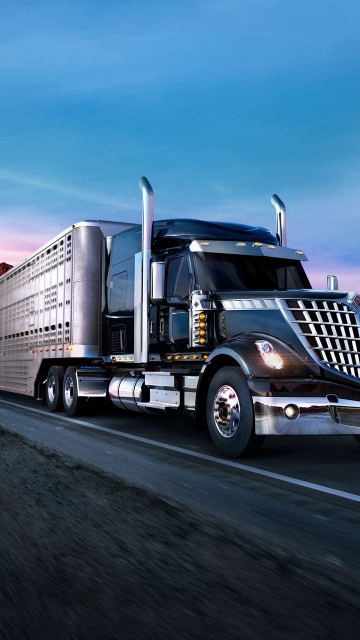 720x1280 Motion Blur, On Road, Black Truck Wallpaper. Black Truck, Trucks, Motion Blur