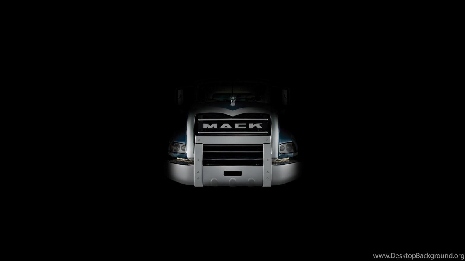 1600x900 Wallpaper Volvo Trucks Mack Truck Front In Dark HD 1600x900. Desktop Background