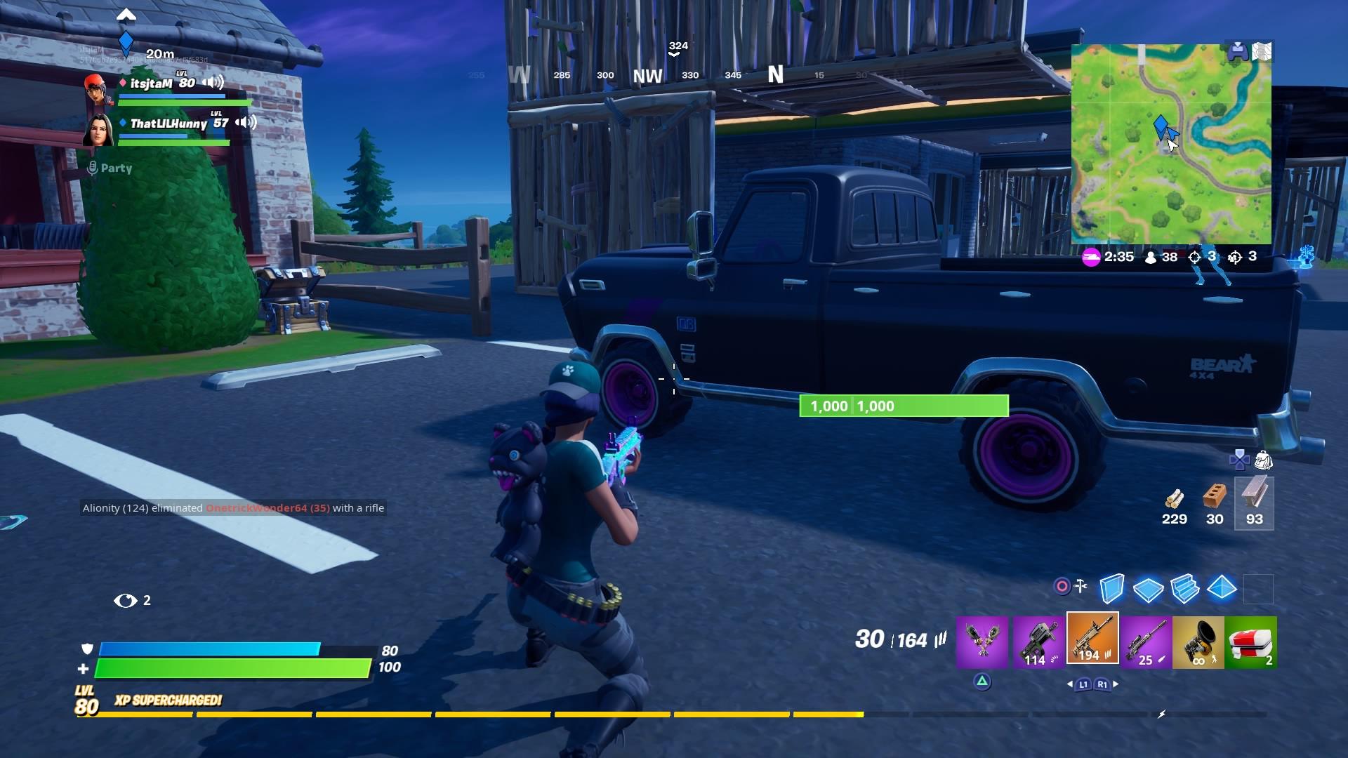 1920x1080 Fortnite Black Truck Wallpaper 71508 1920x1080px