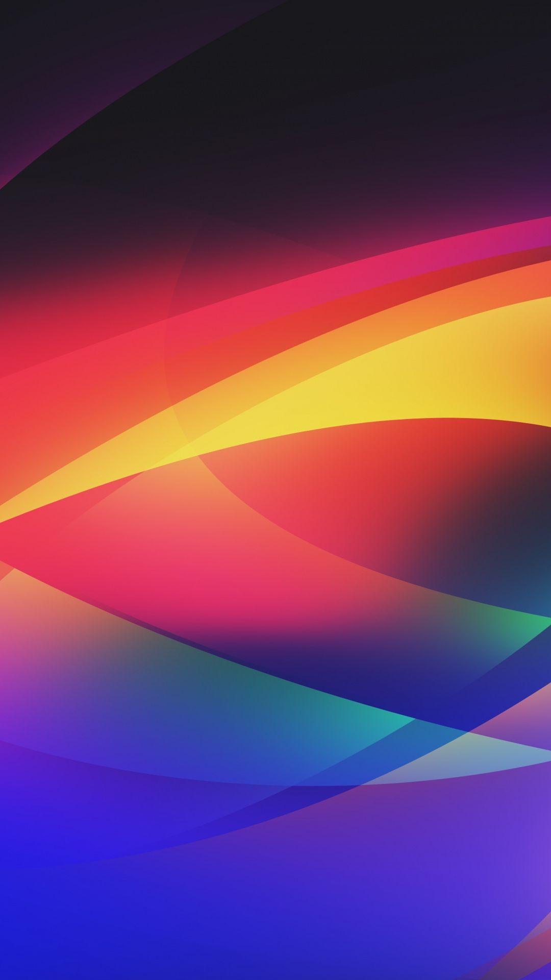 1080x1920 Colorful, abstract, colors waves, vector, 1080x1920 wallpaper. Background phone wallpaper, Abstract, Cool wallpaper for phones