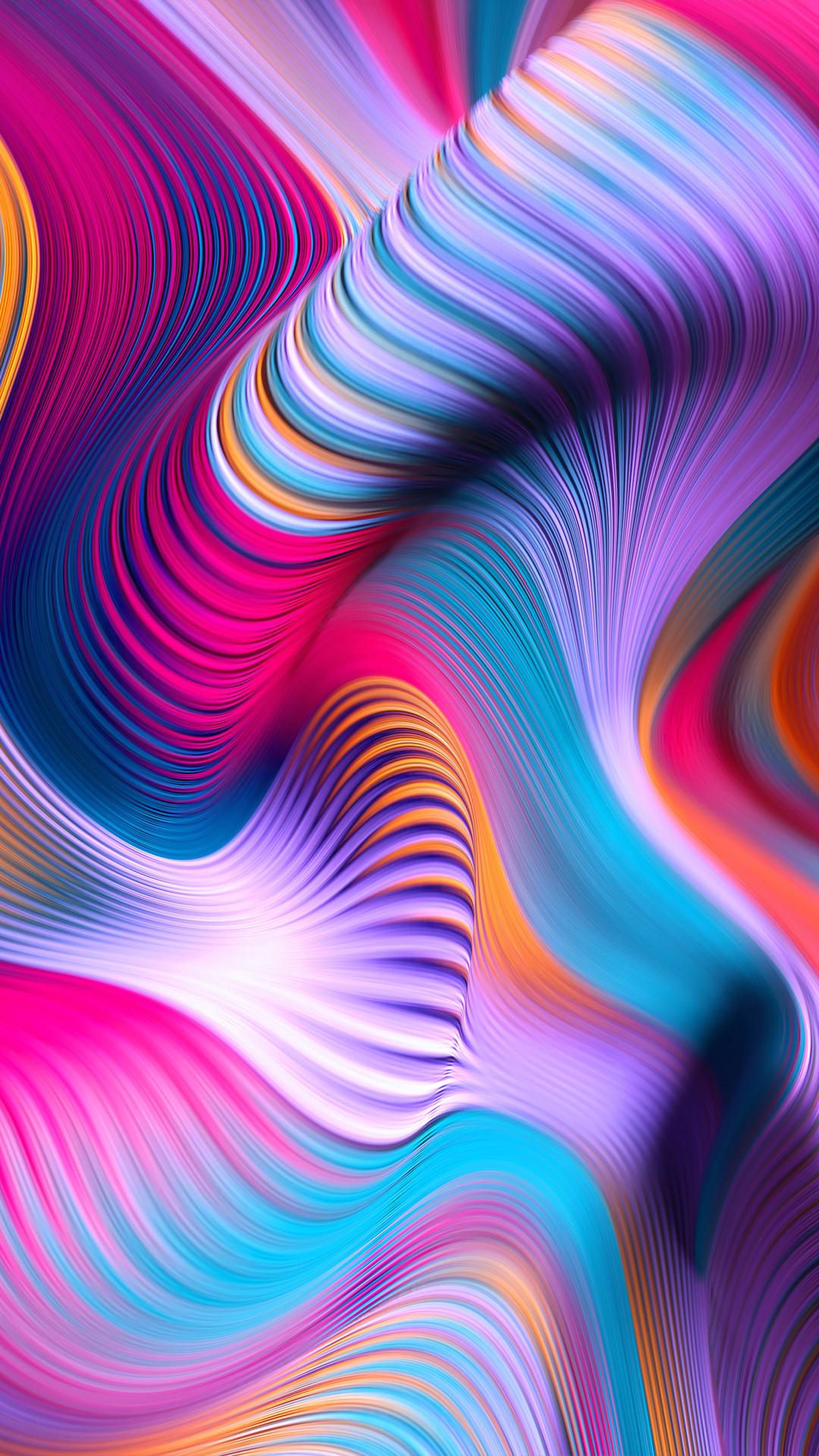 1080x1920 Colorful Movements Of Abstract Art 4k iPhone 6s, 6 Plus, Pixel xl , One Plus 3t, 5 HD 4k Wallpaper, Image, Background, Photo and Picture