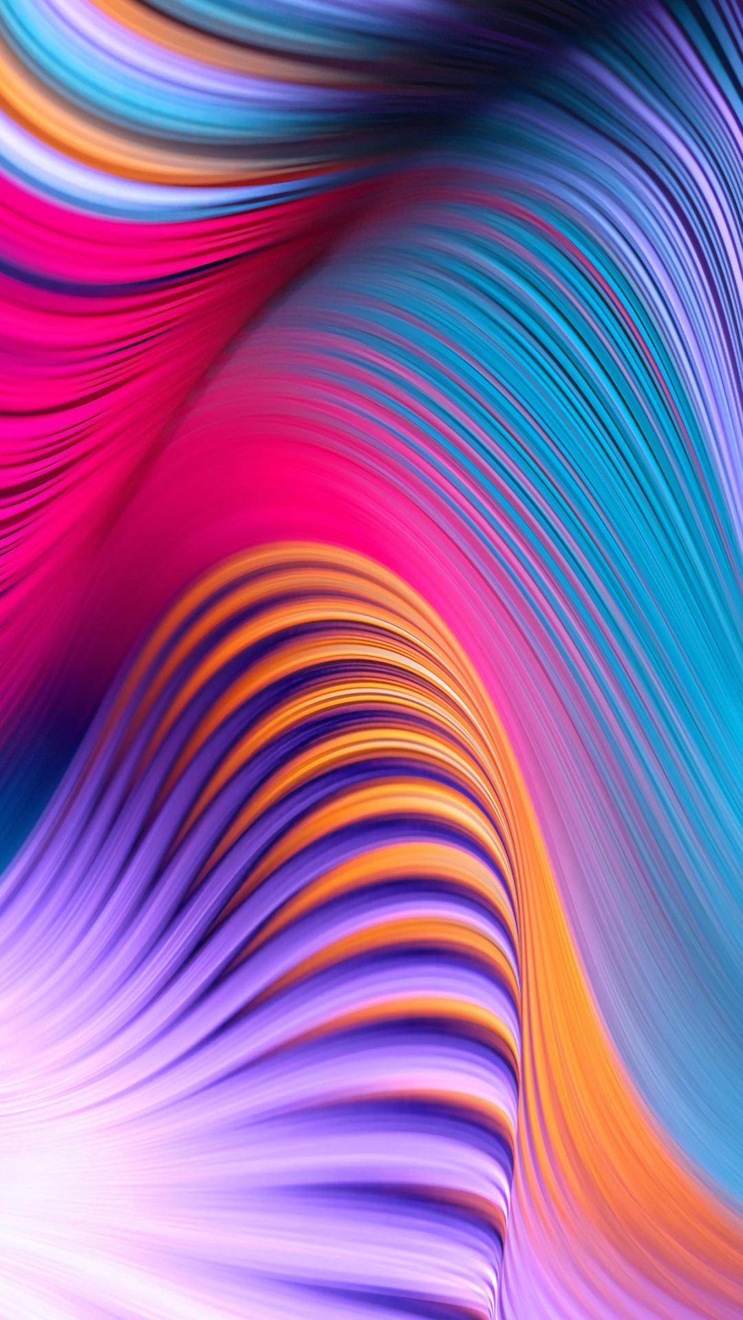 1080x1920 Download 1080x1920 wallpaper colorful, abstract, art, waves, samsung galaxy s s note, sony xperia z, z z z htc one, lenovo vibe, google pixel oneplus honor xiaomi redmi note
