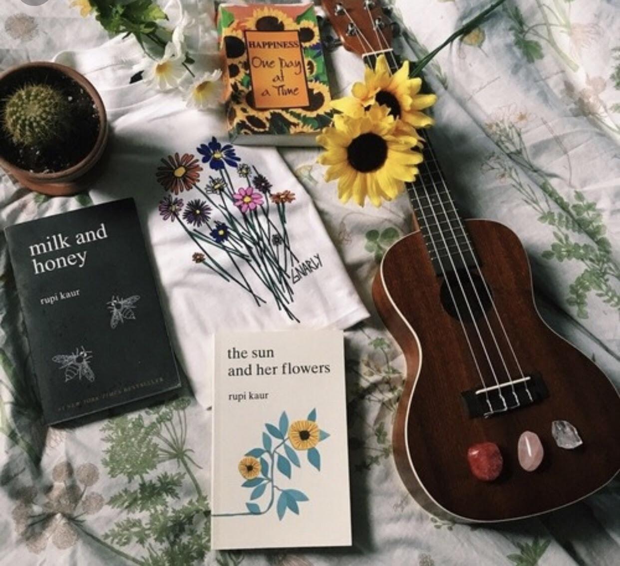 1242x1134 Aesthetic Artsy Ukulele Wallpaper Portal