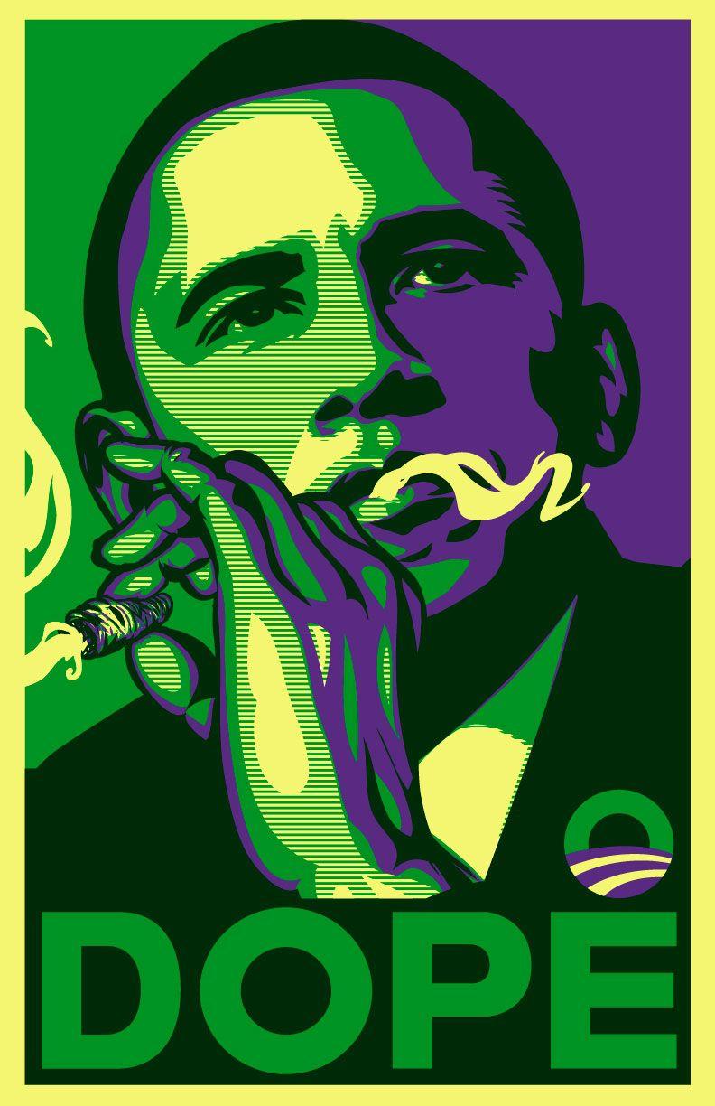 792x1224 Obama Dope Green biến thể 2