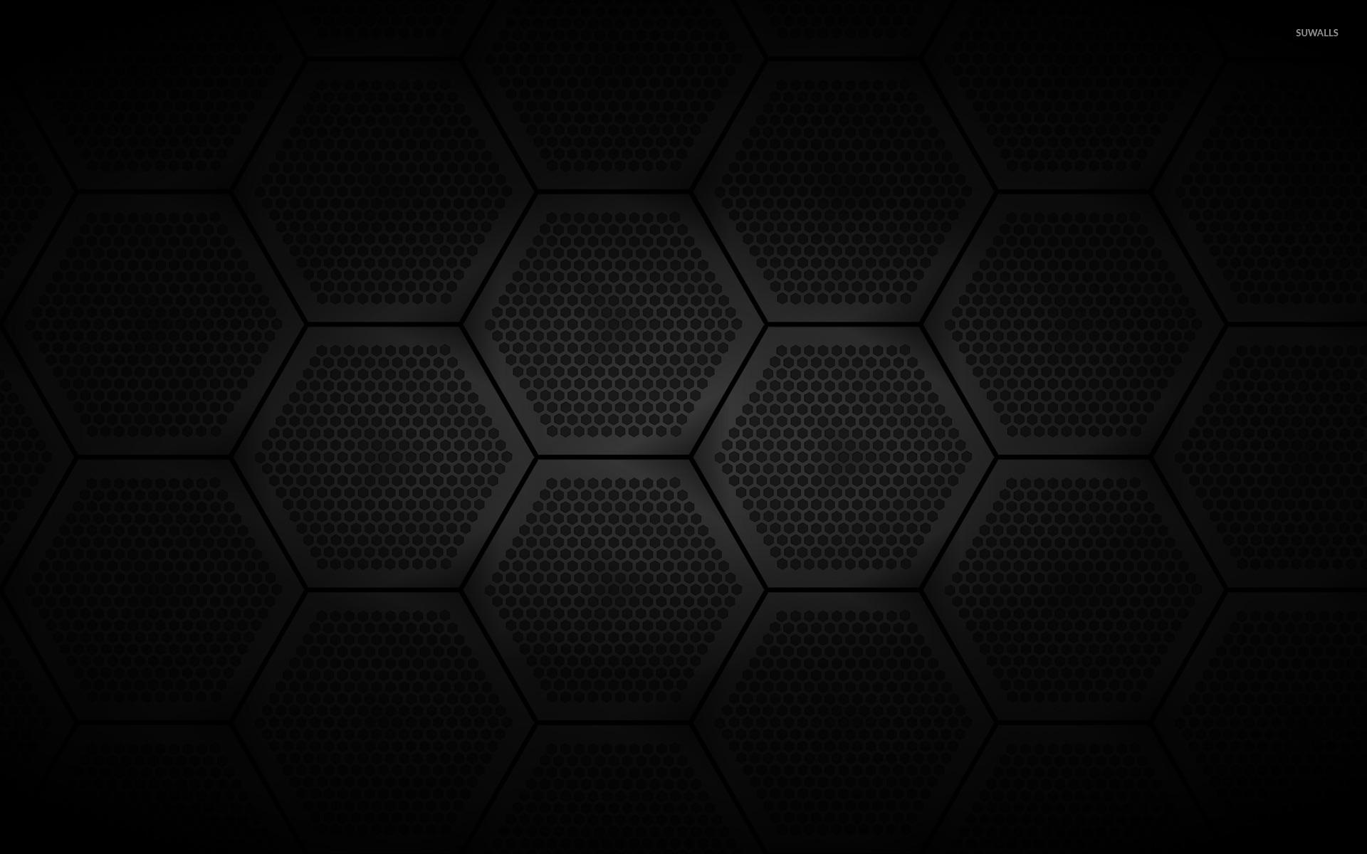 1920x1200 hexagon wallpaper, black , pattern, light, brown, design, symmetry, darkness, font, space, black and white