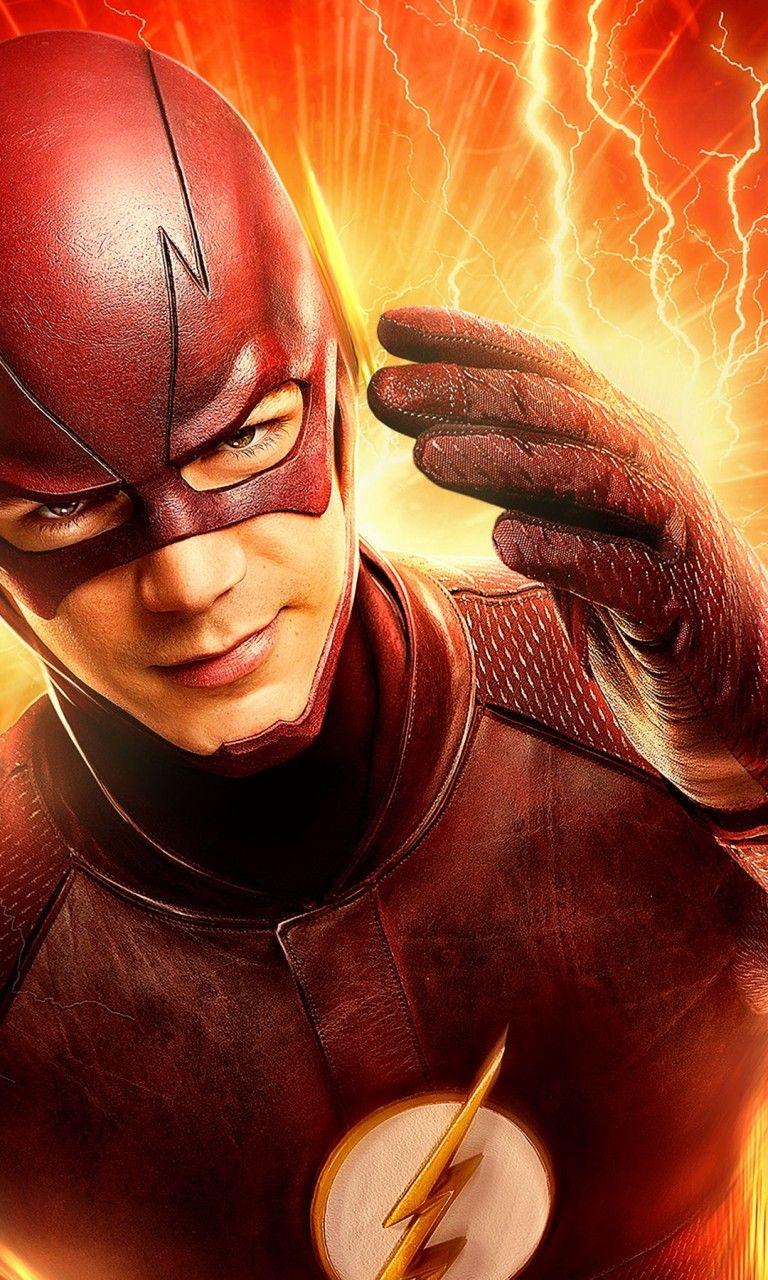 768x1280 Download 768x1280 The Flash, Dc Comics, Tv Series Wallpaper