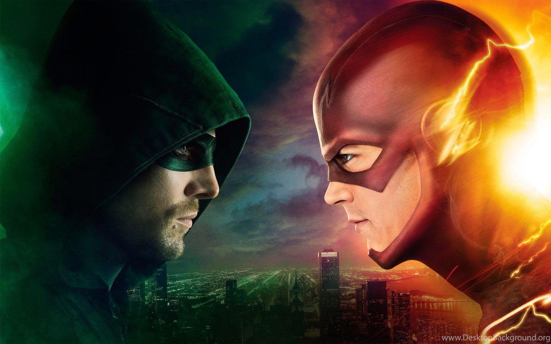 1920x1200 Arrow Vs The Flash TV Series Free Wallpaper For Desktop Desktop