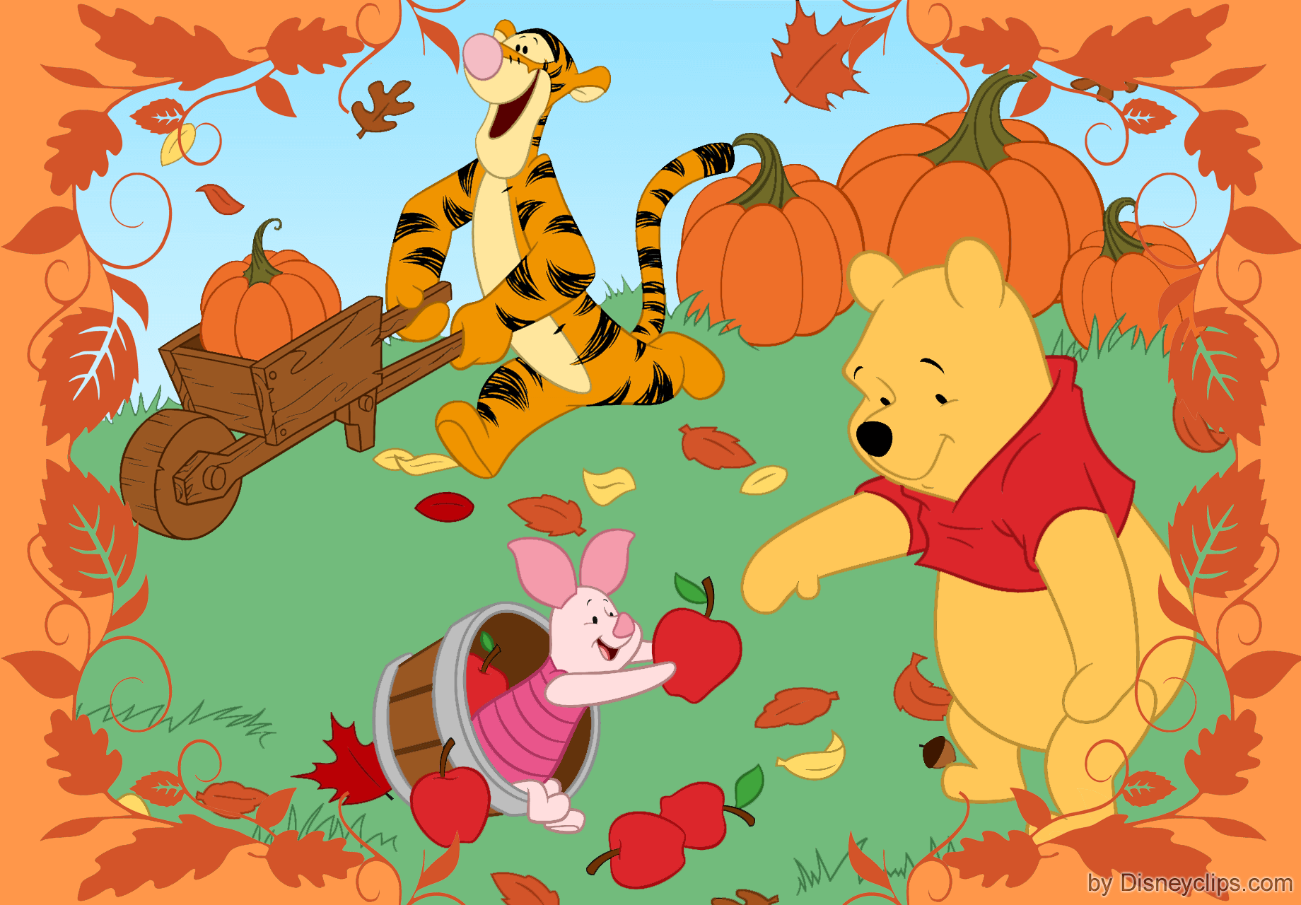 1840x1280 Winnie the Pooh and Friends Wallpaper
