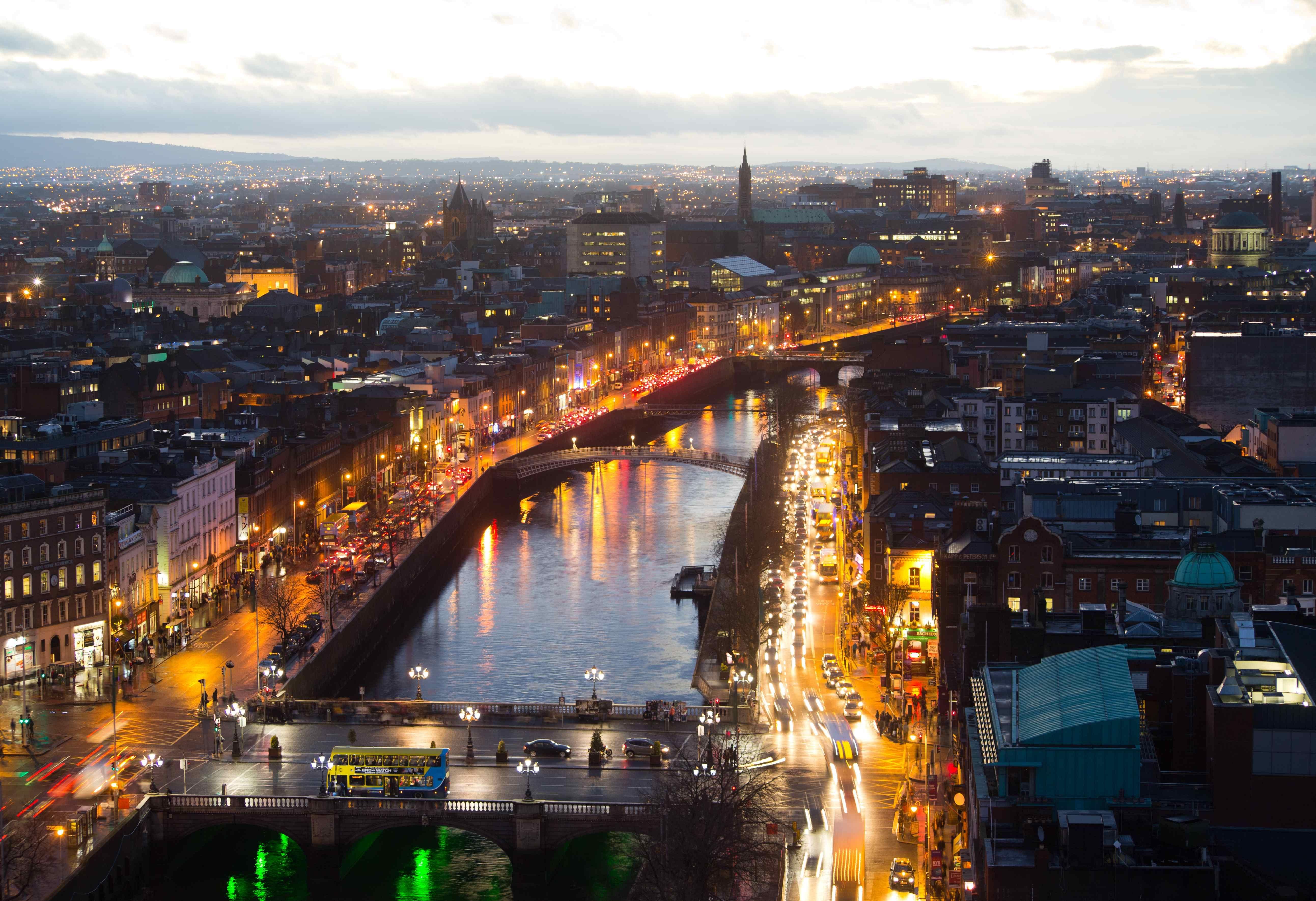 Hình nền máy tính thành phố Dublin, Ireland - Top Những Hình Ảnh Đẹp