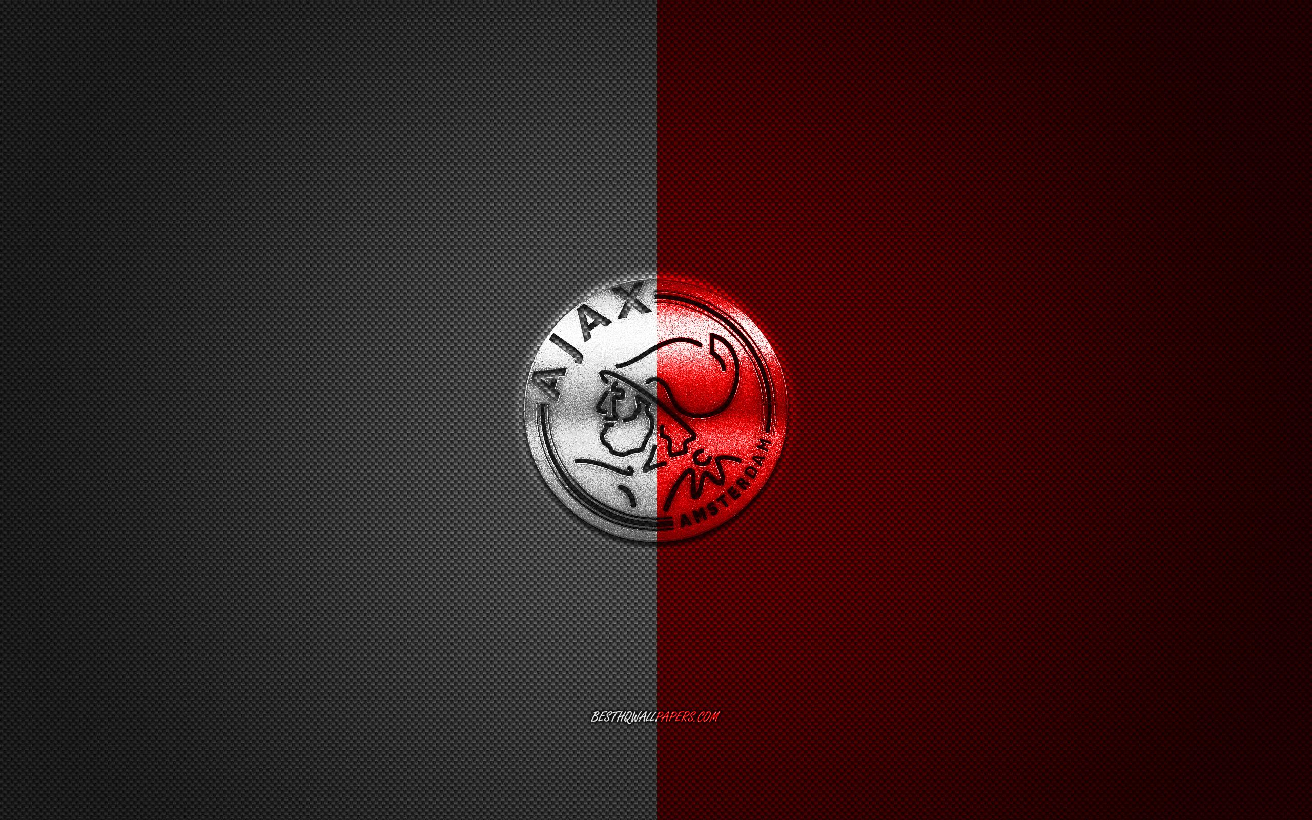 2560x1600 Download Wallpaper AFC Ajax, Dutch Football Club, Eredivisie, Red White Logo, Red White Fiber Background, Football, Amsterdam, Netherlands, AFC Ajax Logo For Desktop With Resolution 2560x1600. High Quality HD Picture Wallpaper