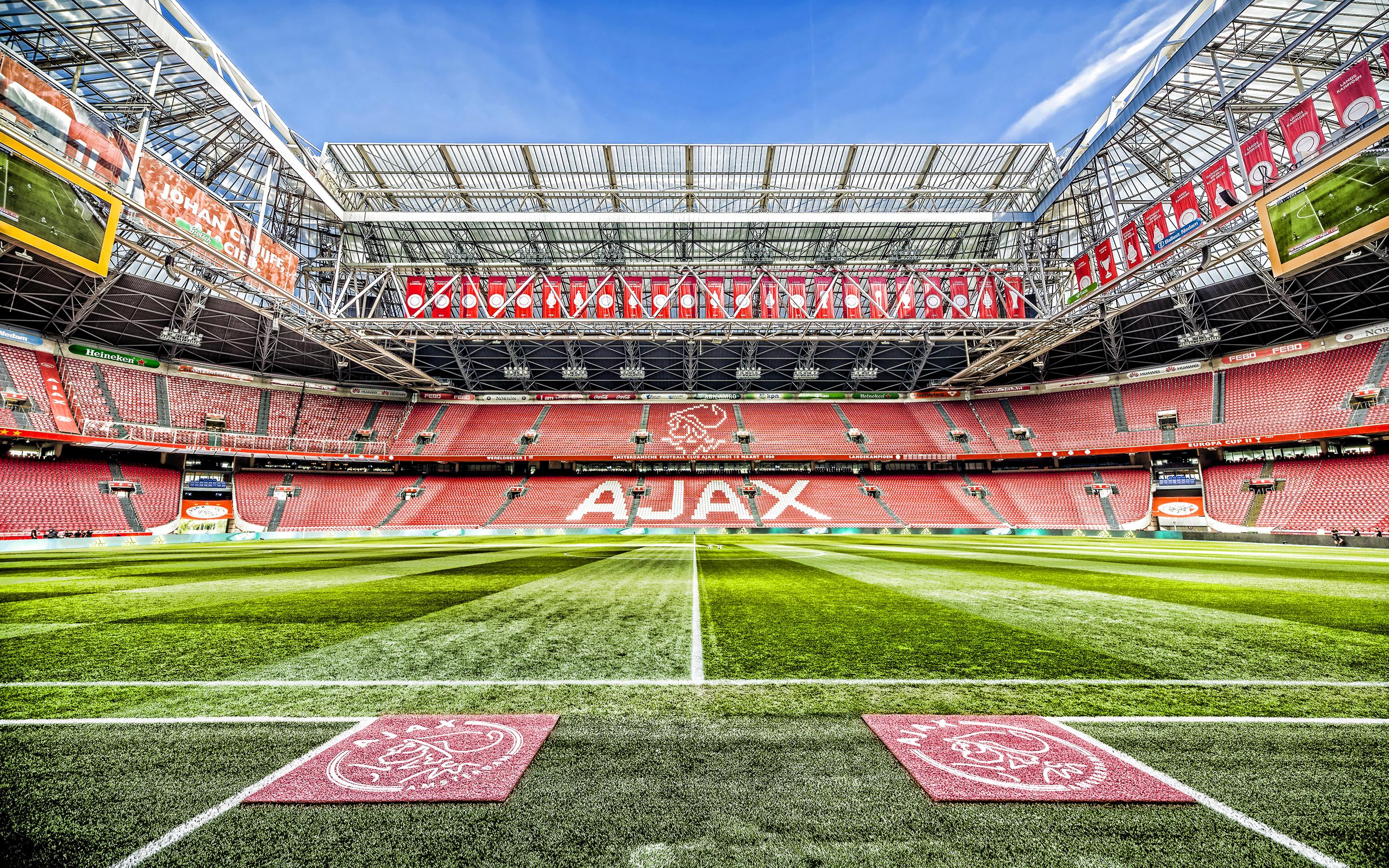 2880x1800 Johan Cruijff Arena, Empty Stadium, Ajax Stadium, Amsterdam Cruijff Arena