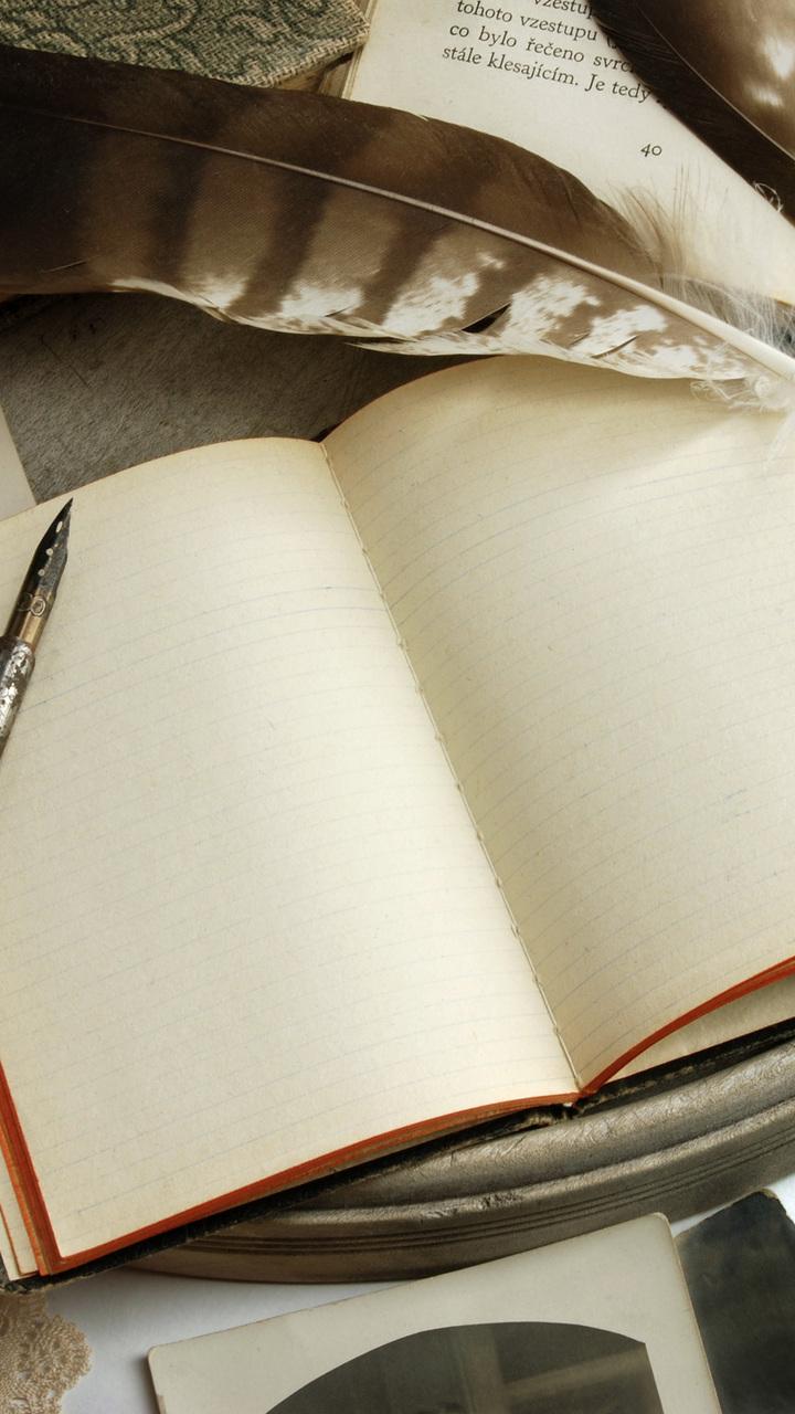 720x1280 Cards, Vintage, Notepad, Paper, Vintage, Books, Retro