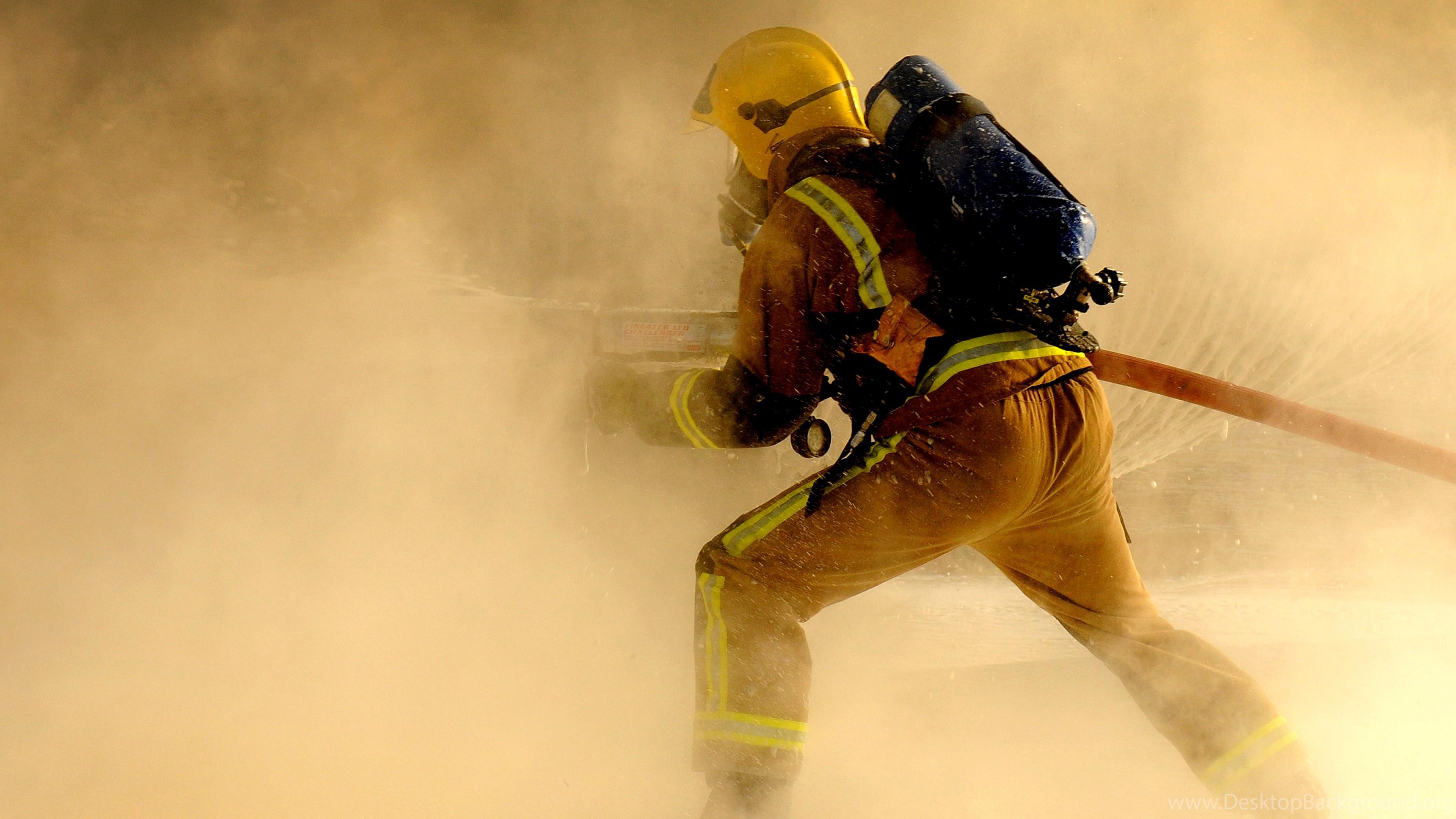 3840x2160 Fire Department Logos And Wallpaper Desktop Background