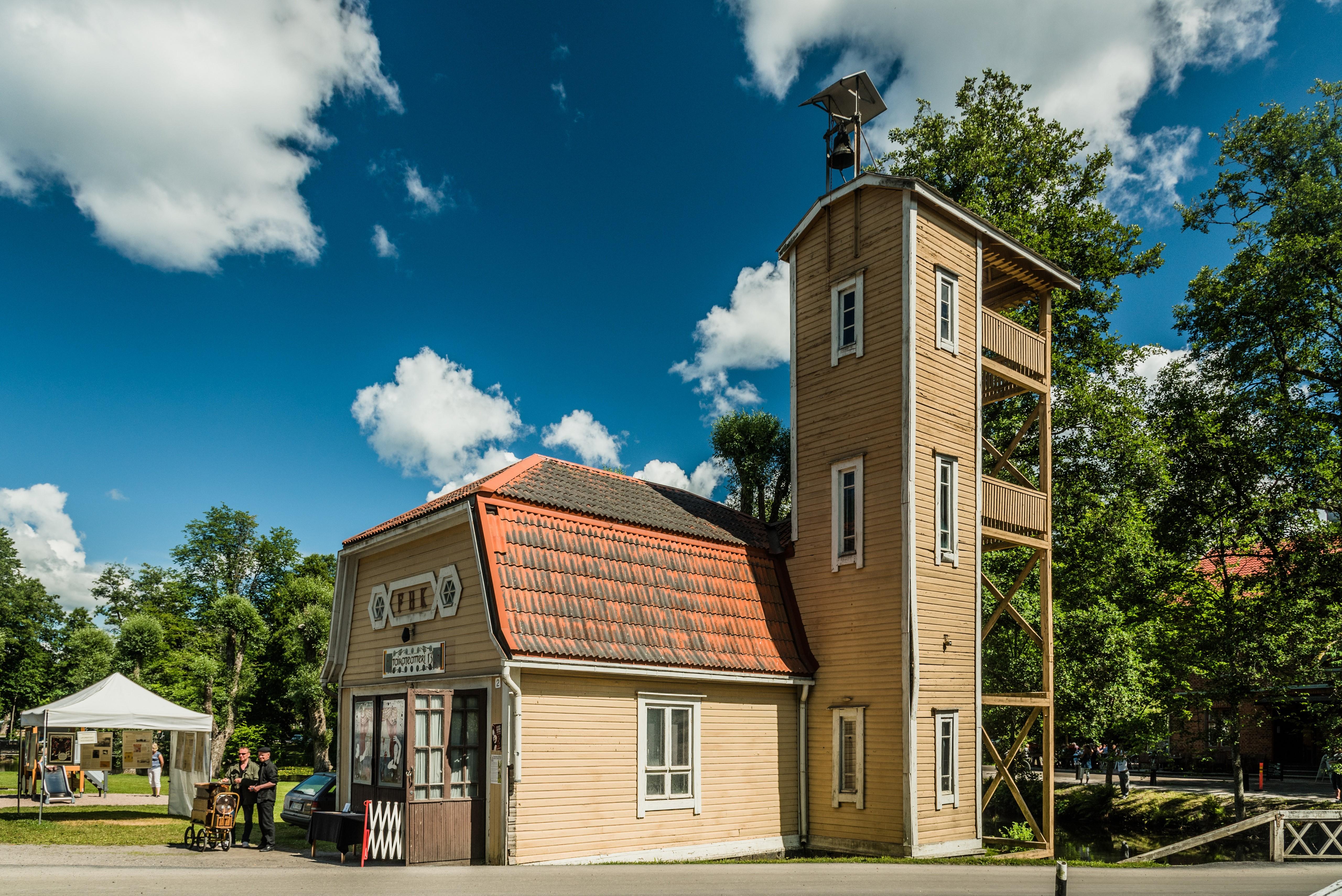 5120x3418 Old Fire Station HD wallpaper, Background