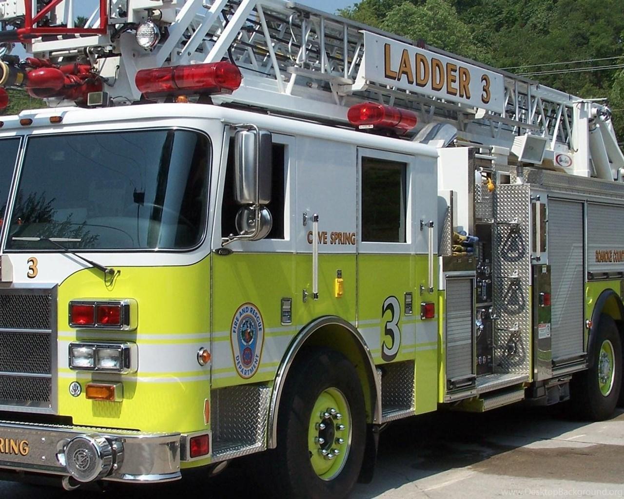 1280x1024 Fire Department Truck HD Wallpaper Desktop Background