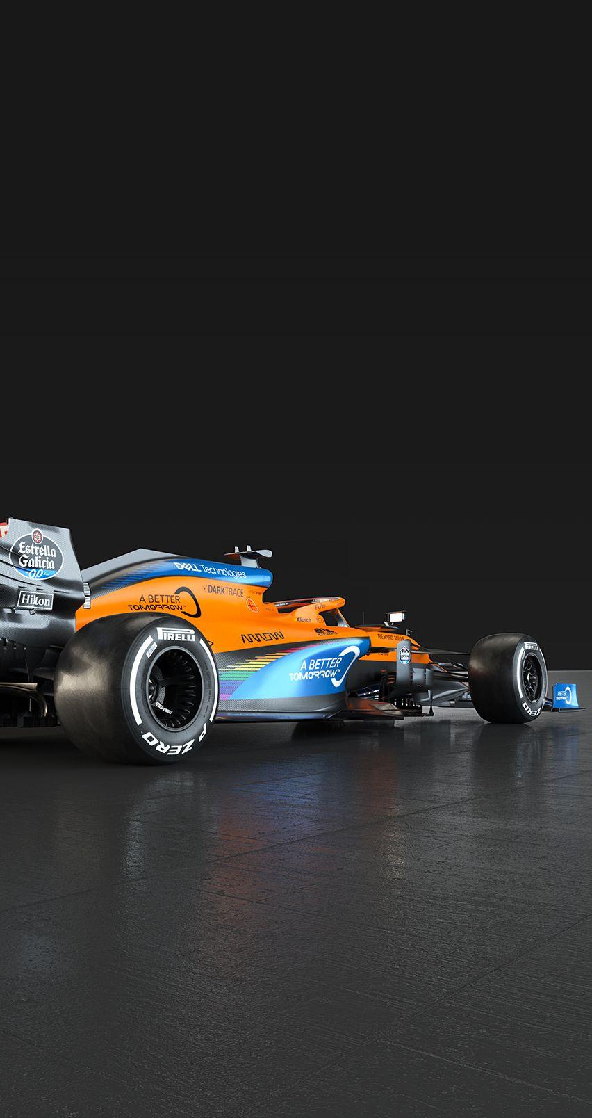 852x1608 F1 Mclaren 2021 Wallpaper
