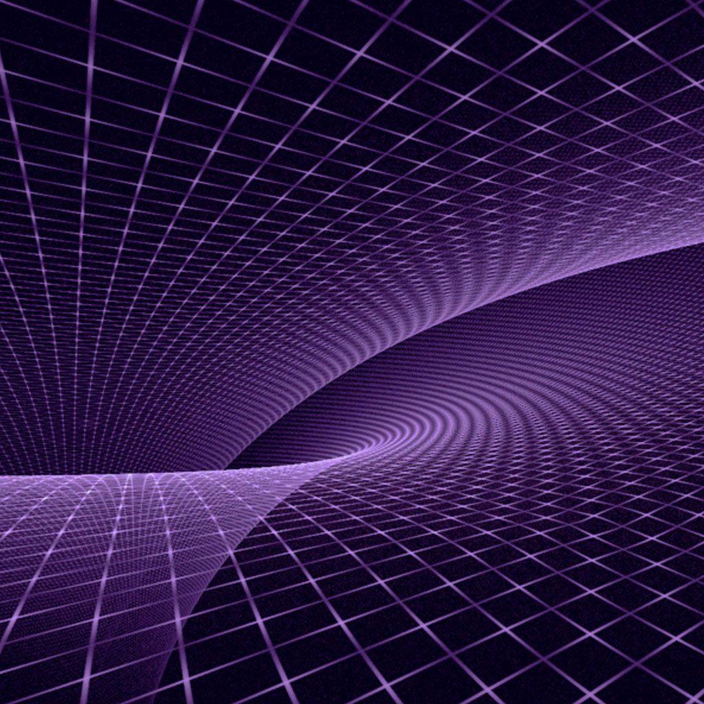 1024x1024 Purple Fractal Blackberry Playbook wallpaper. Tablet wallpaper