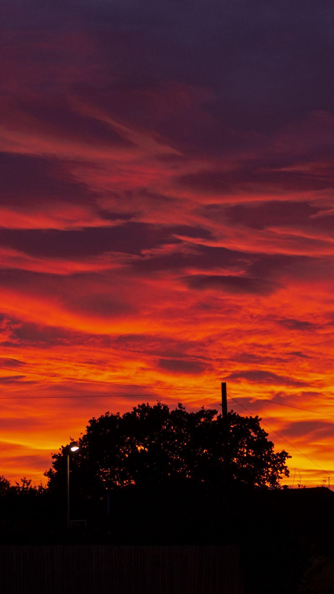 1080x1920 Cartoon Sunset Wallpaper