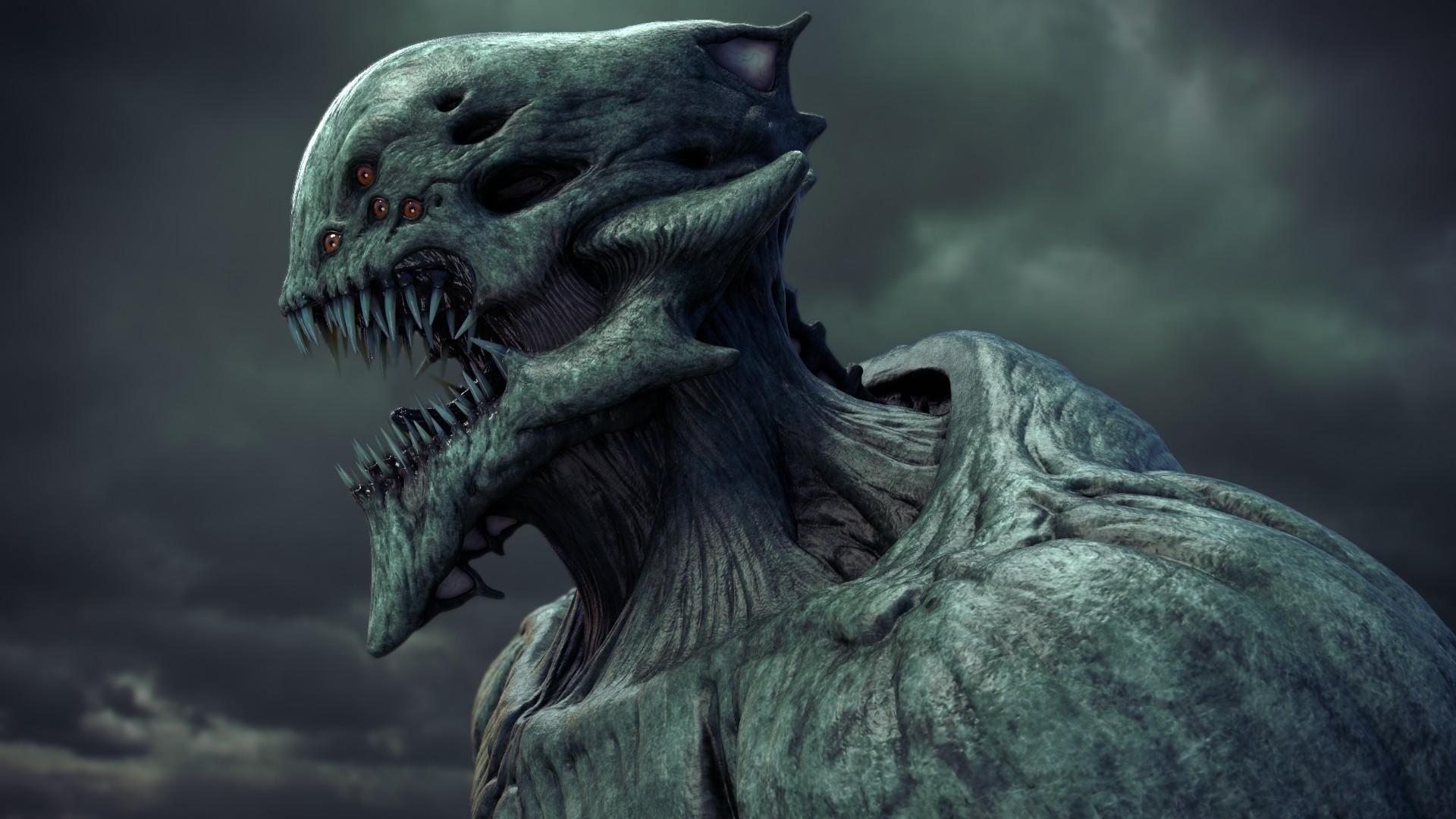 1920x1080 #creepy, #creature wallpaper HD Wallpaper