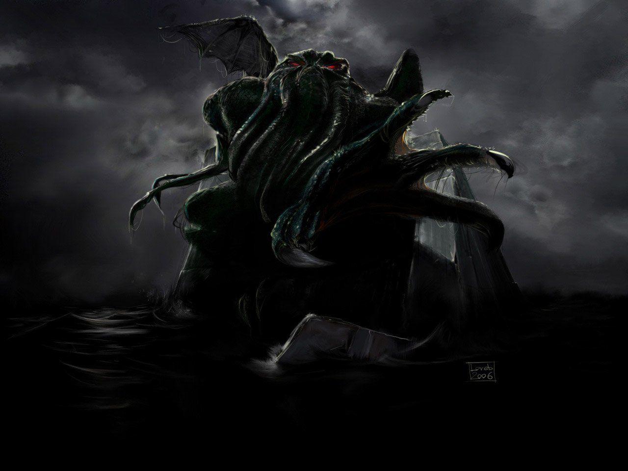1280x960 Black Monster Wallpaper