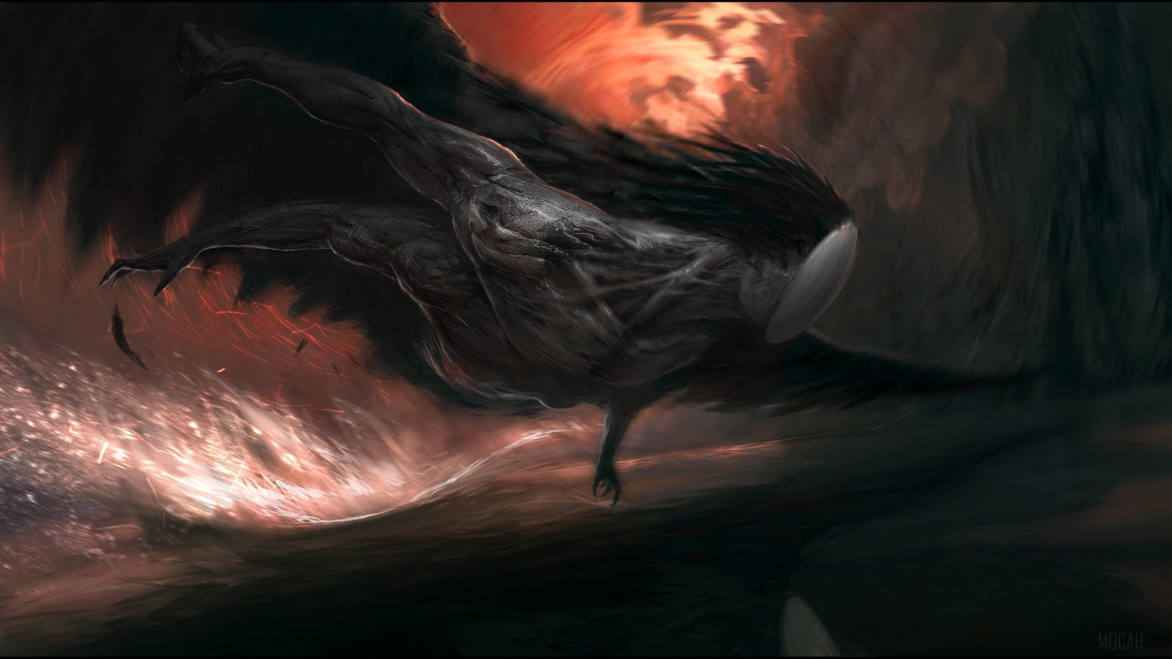 3840x2160 Creature, Creepy, Dark 4k wallpaper HD Wallpaper