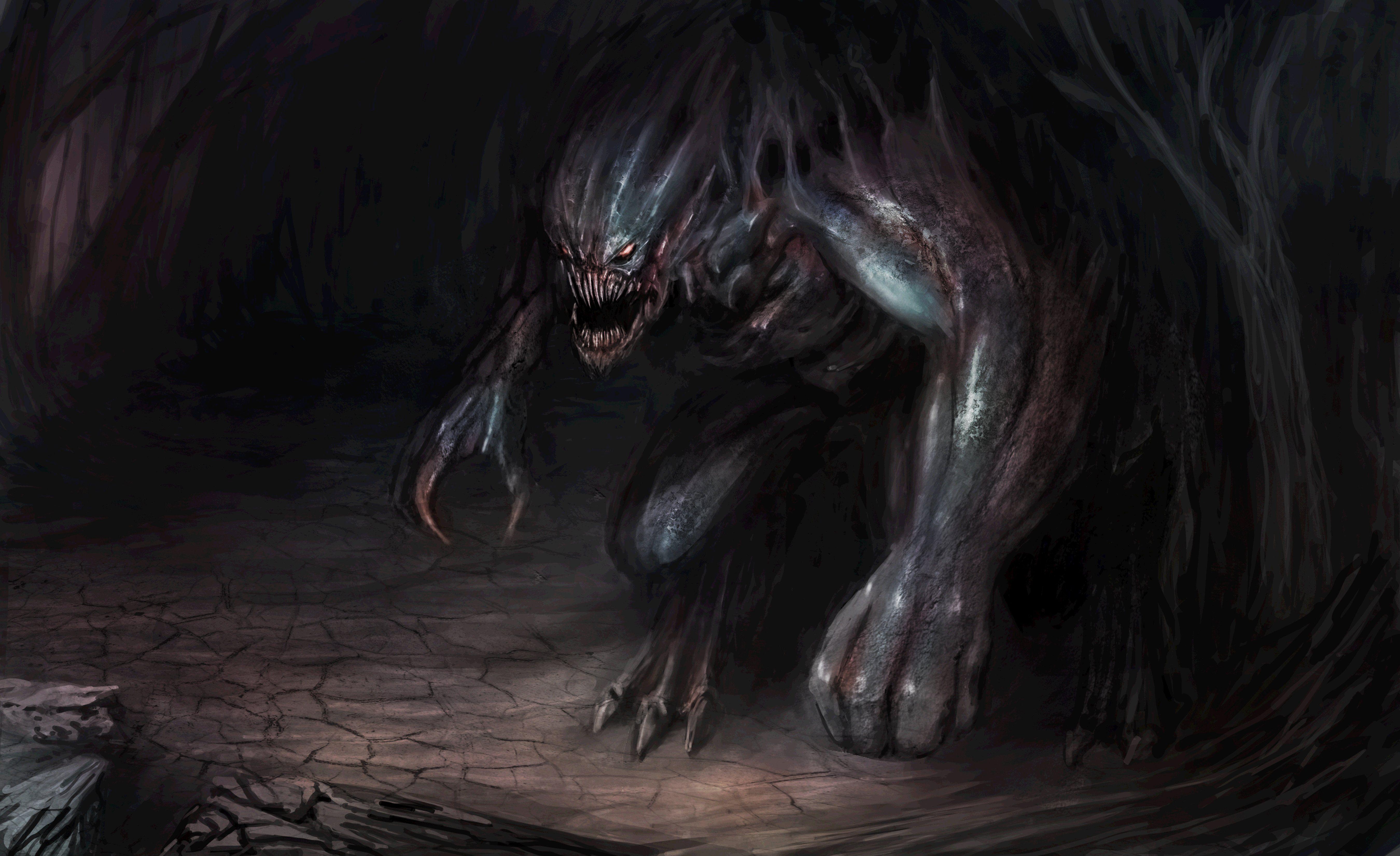 5400x3300 Demonic Creatures Wallpaper