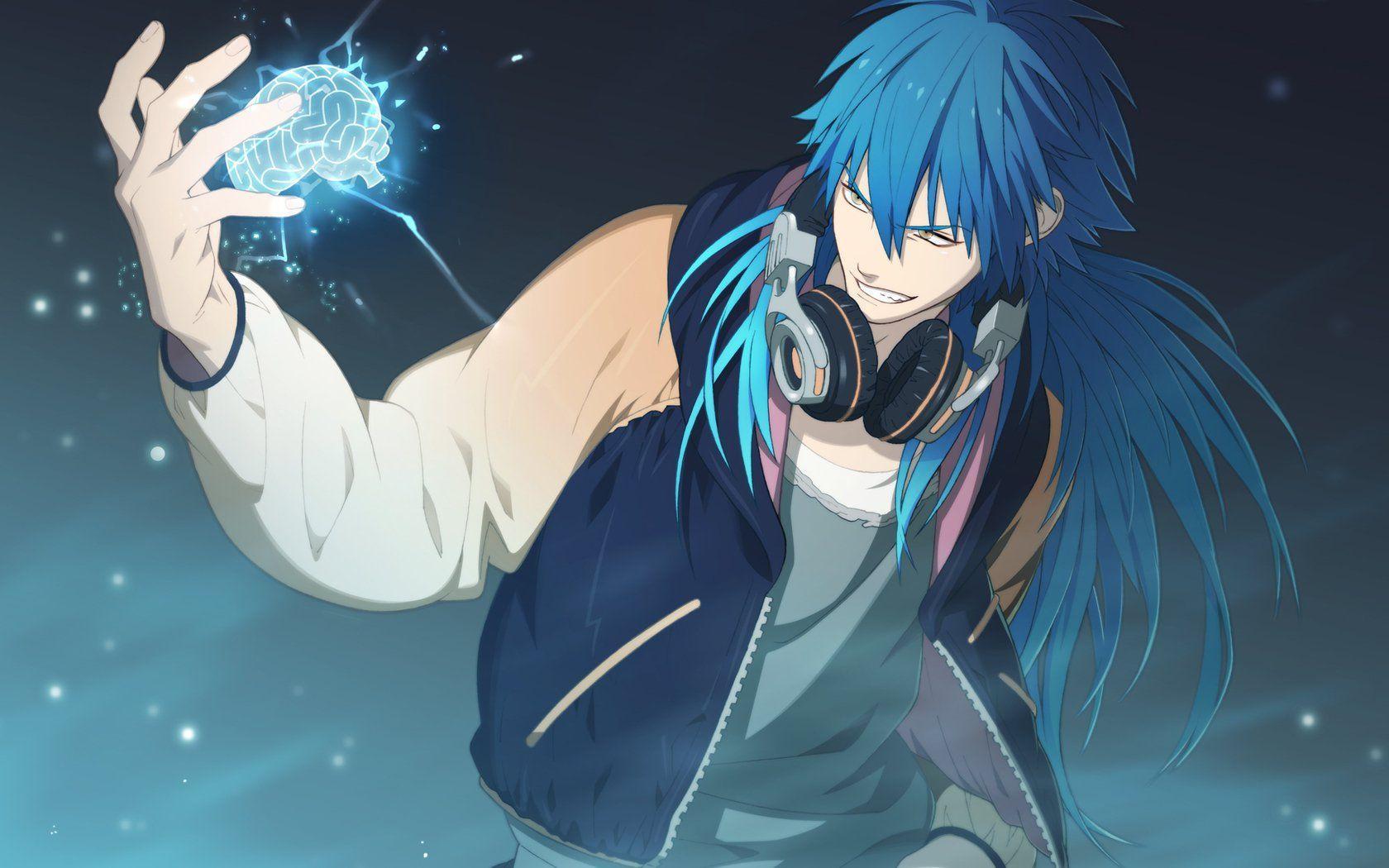1680x1050 Anime Boy Blue Desktop Wallpaper