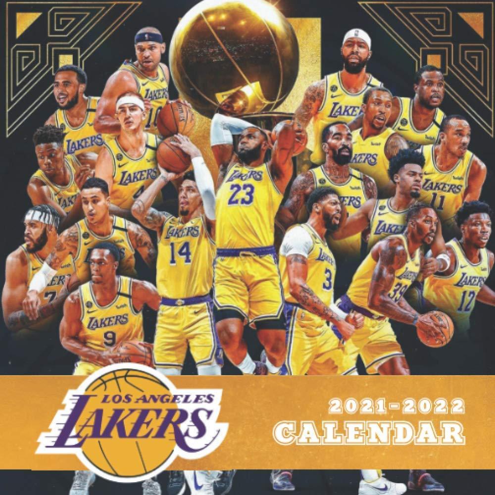 1000x1000 Los Angeles Lakers Calendar 2021 2022: 18 Month Grid Mini Sport Calendar For All Fans!!!: 9798704469384: 2021 Calendar, Meike: Books