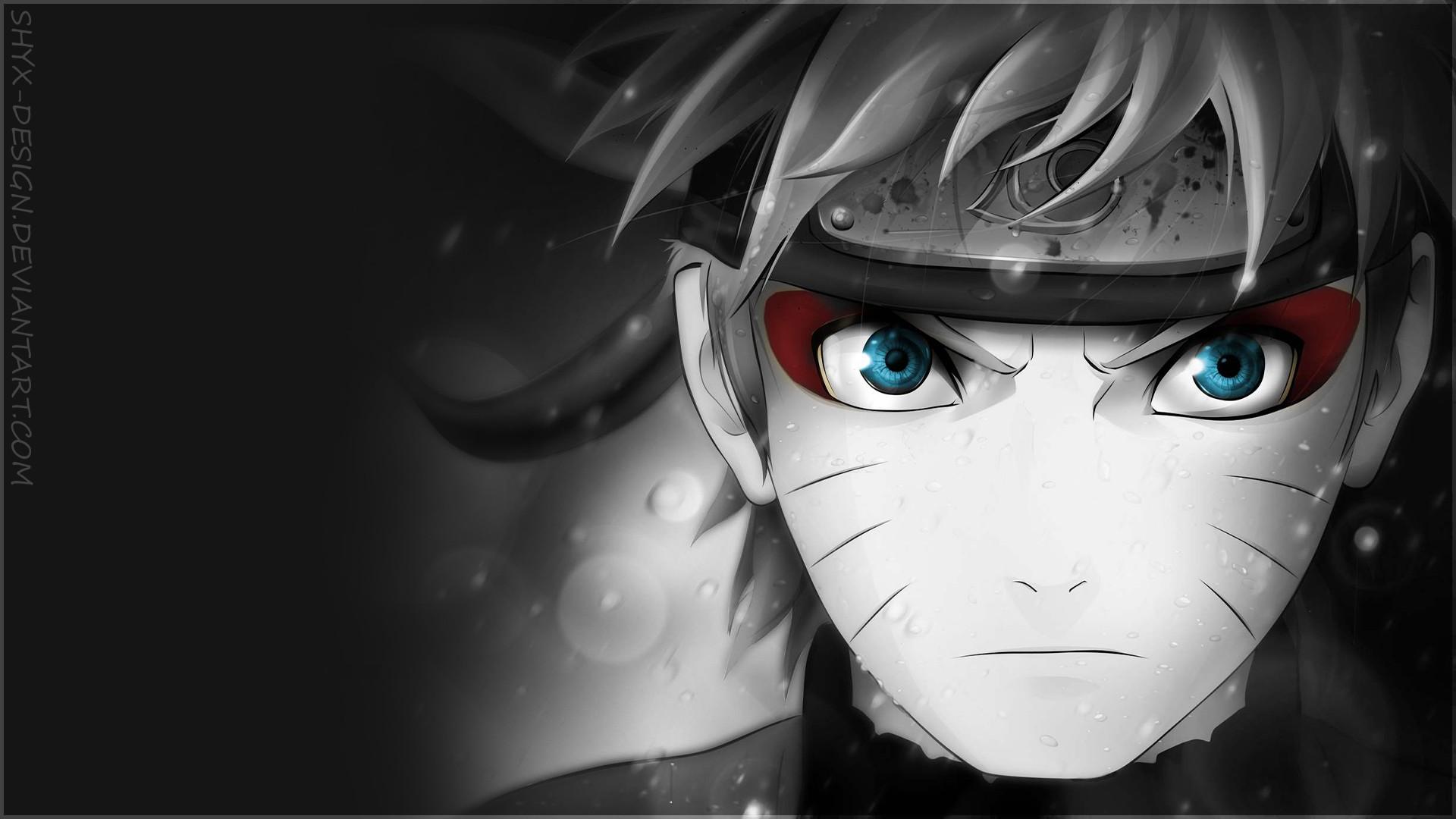 1920x1080 selective coloring, Uzumaki Naruto, Naruto Shippuuden, Anime boys Wallpaper HD / Desktop and Mobile Background