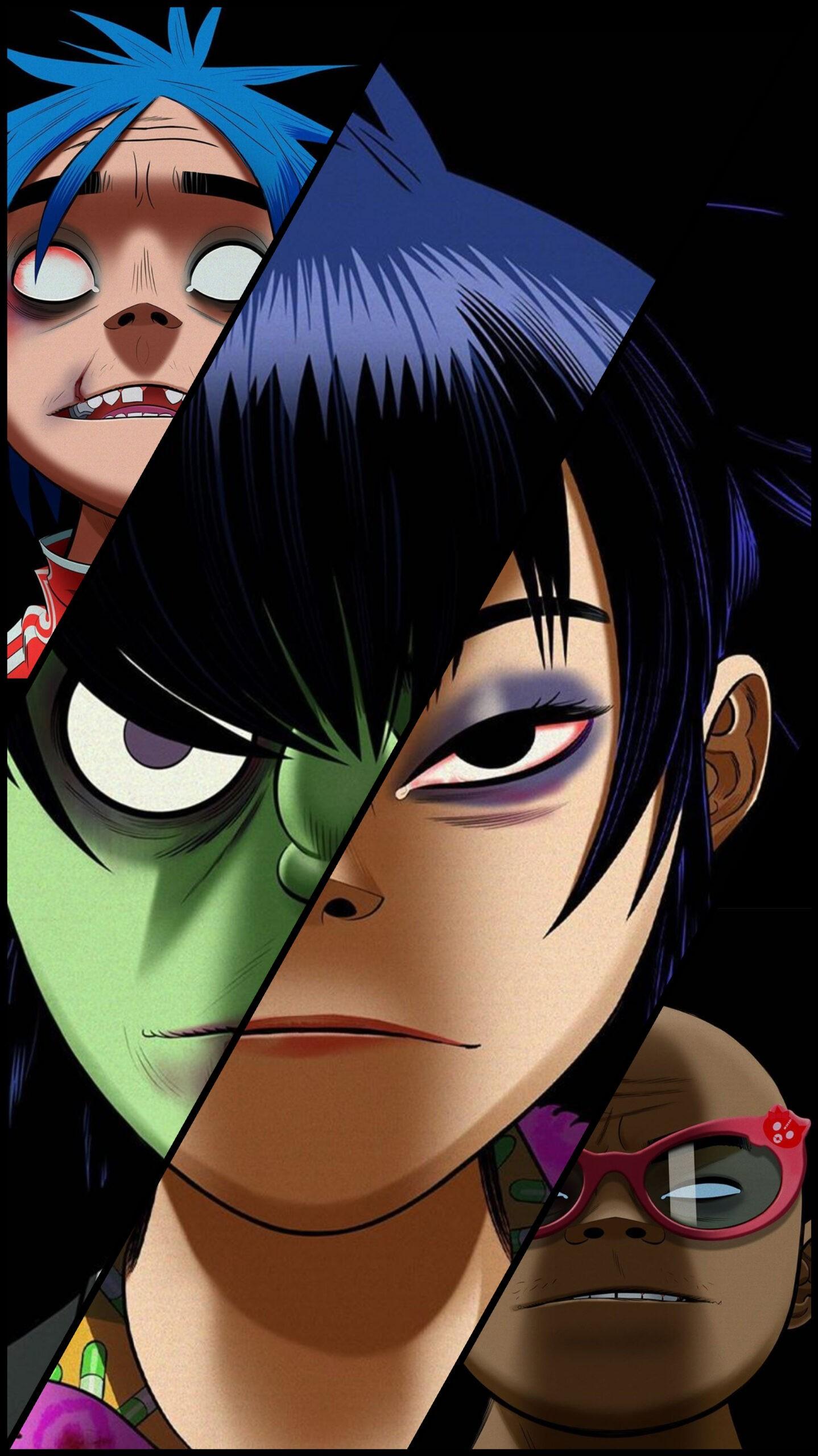 1438x2560 Gorillaz Mobile Wallpaper