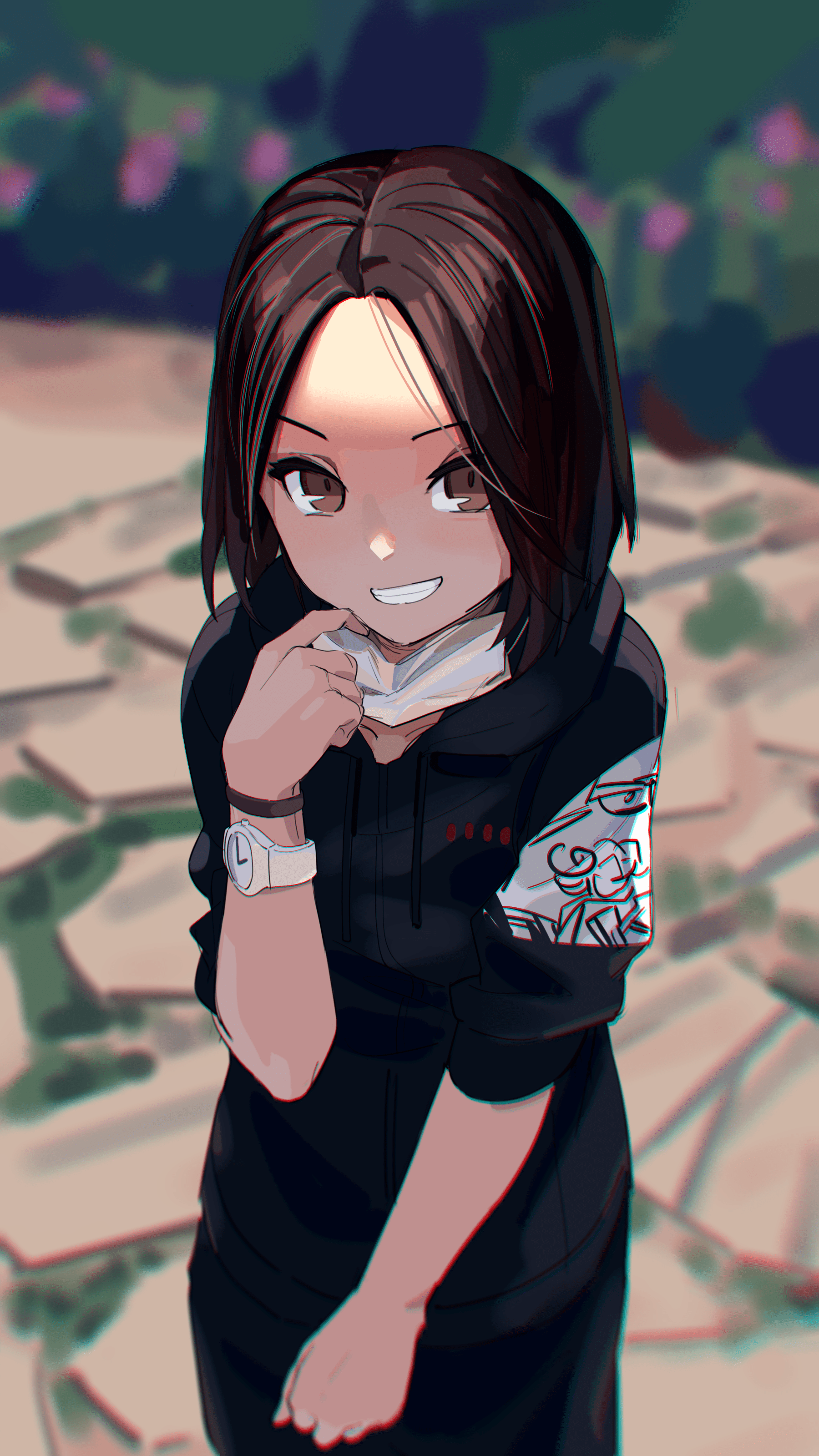 1800x3200 anime girls, anime, portrait display, original characters HD Wallpaper