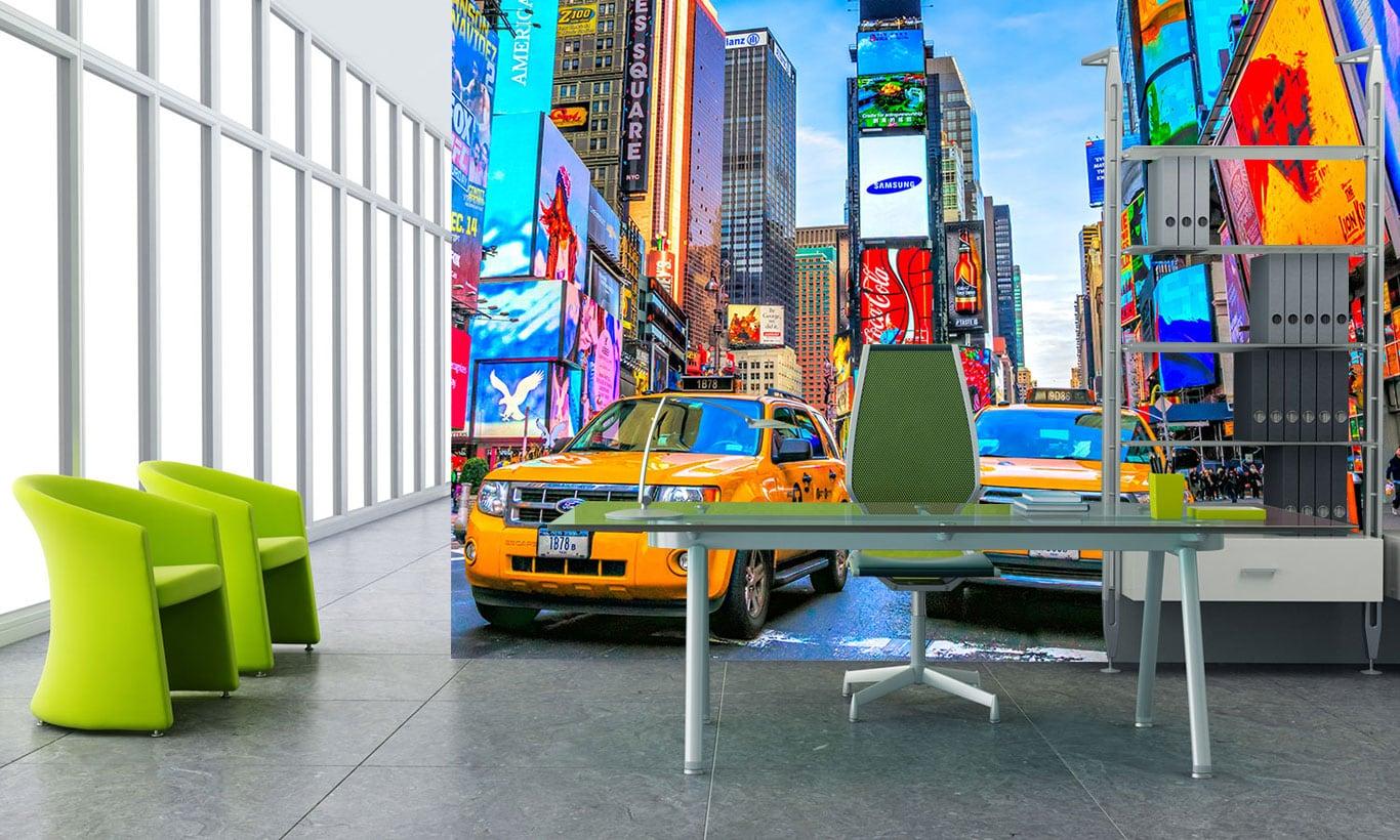 1366x820 New York Times Square Wallpaper Mural