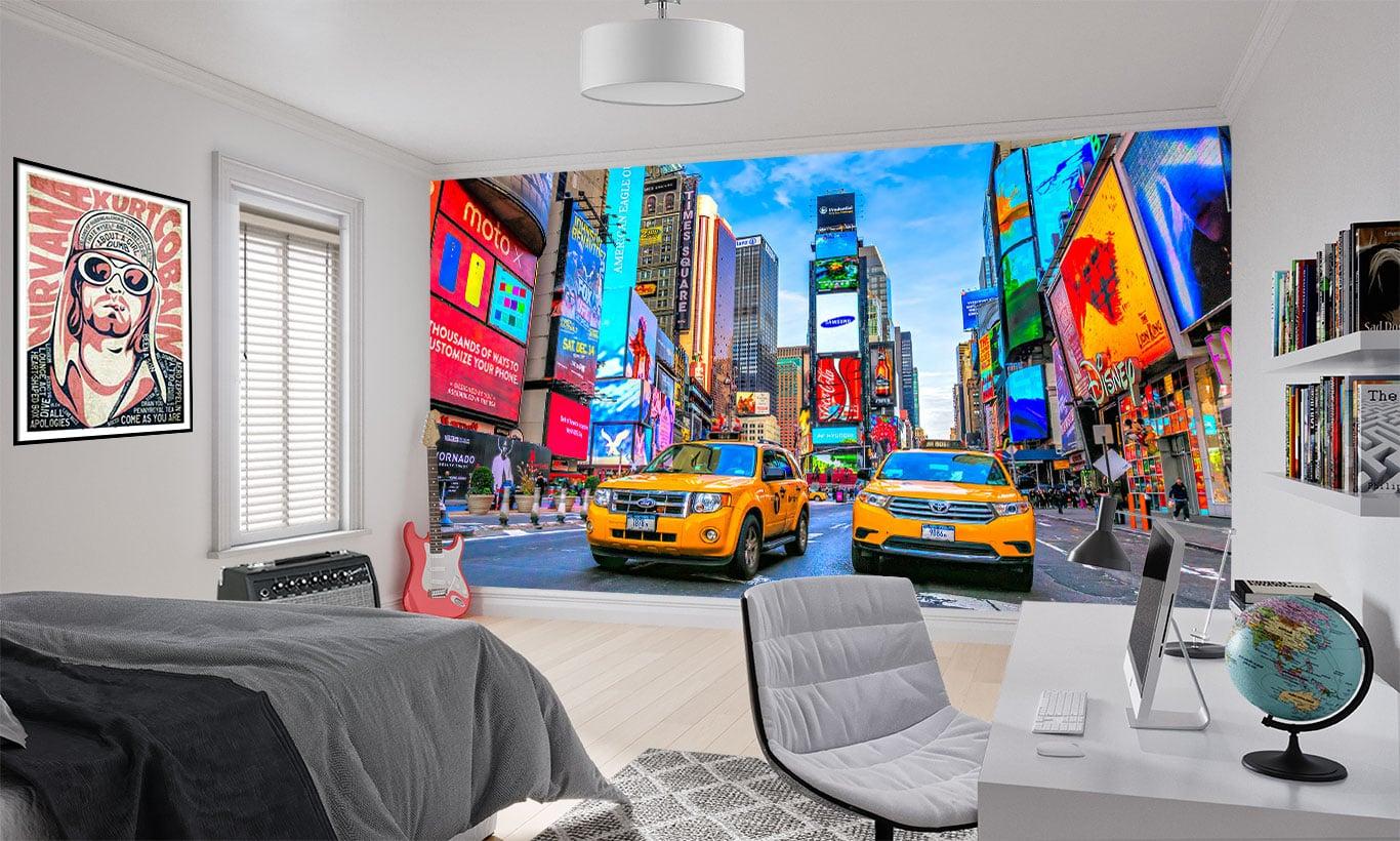 1366x820 New York Times Square Wallpaper Mural