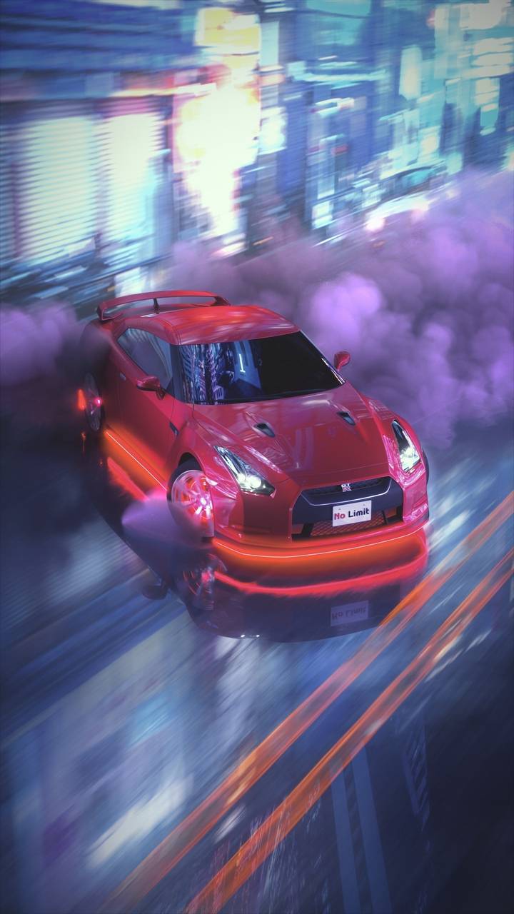 720x1280 Nissan GTR Drifting Wallpaper : iPhone Wallpaper