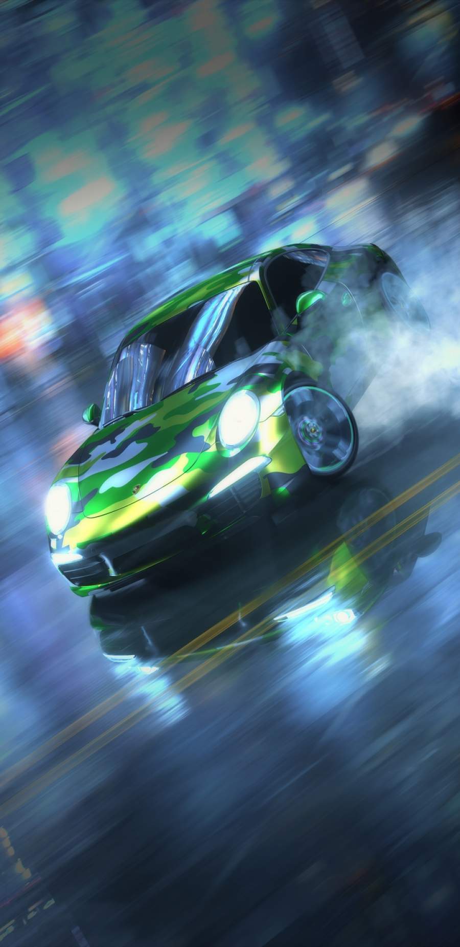 900x1850 Porsche Drifting IPhone Wallpaper Wallpaper : iPhone Wallpaper