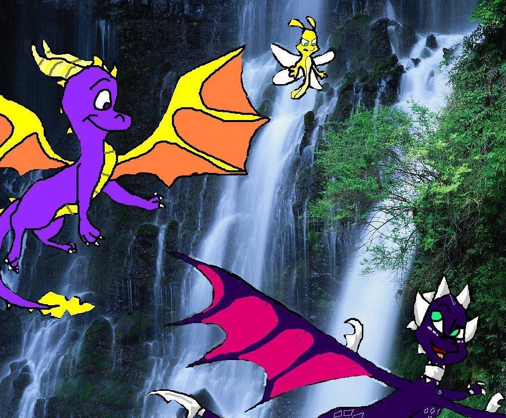 986x815 spyro and cynder The Dragon Photo