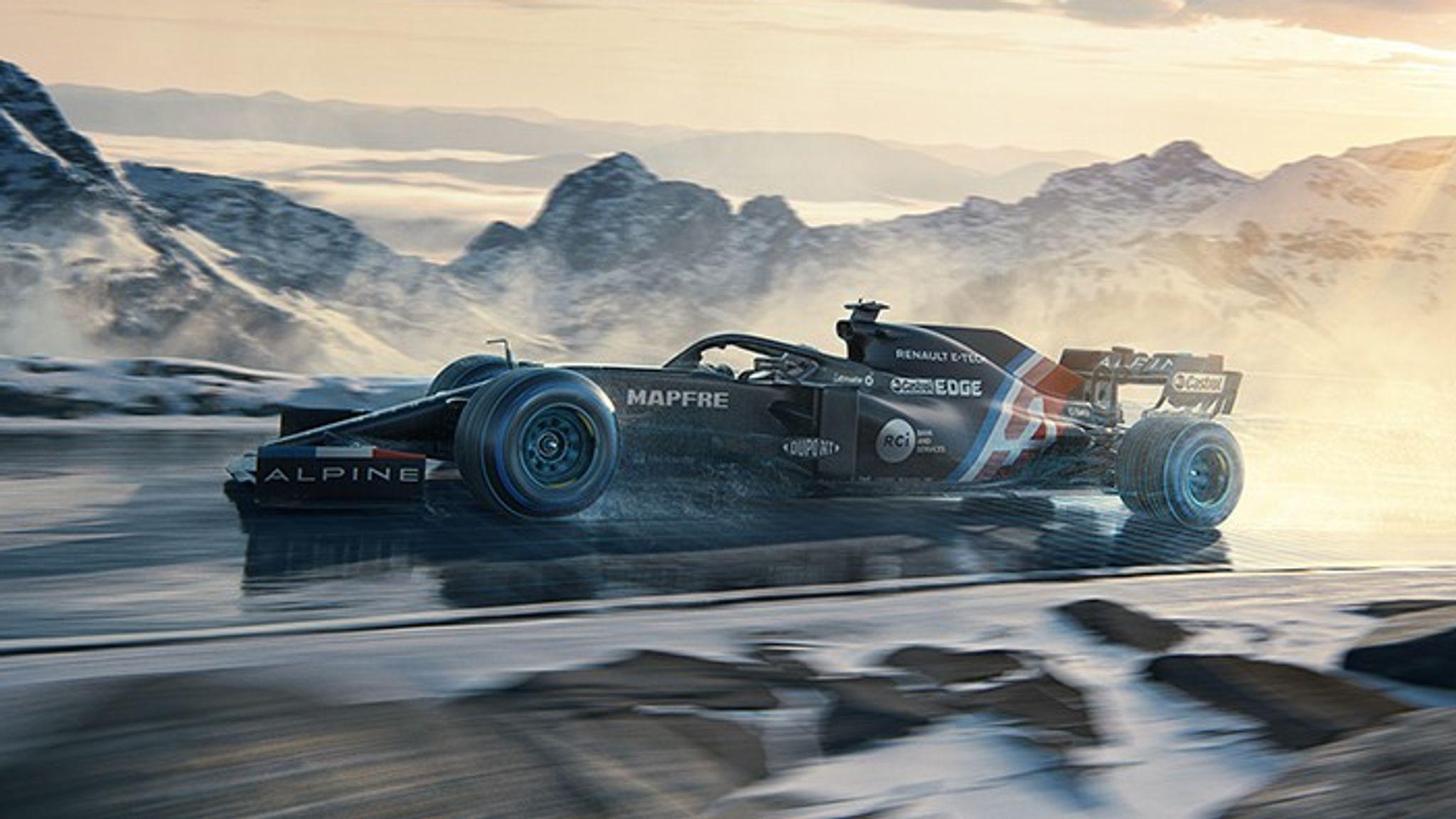 2048x1152 Alpine F1 2021 Wallpaper
