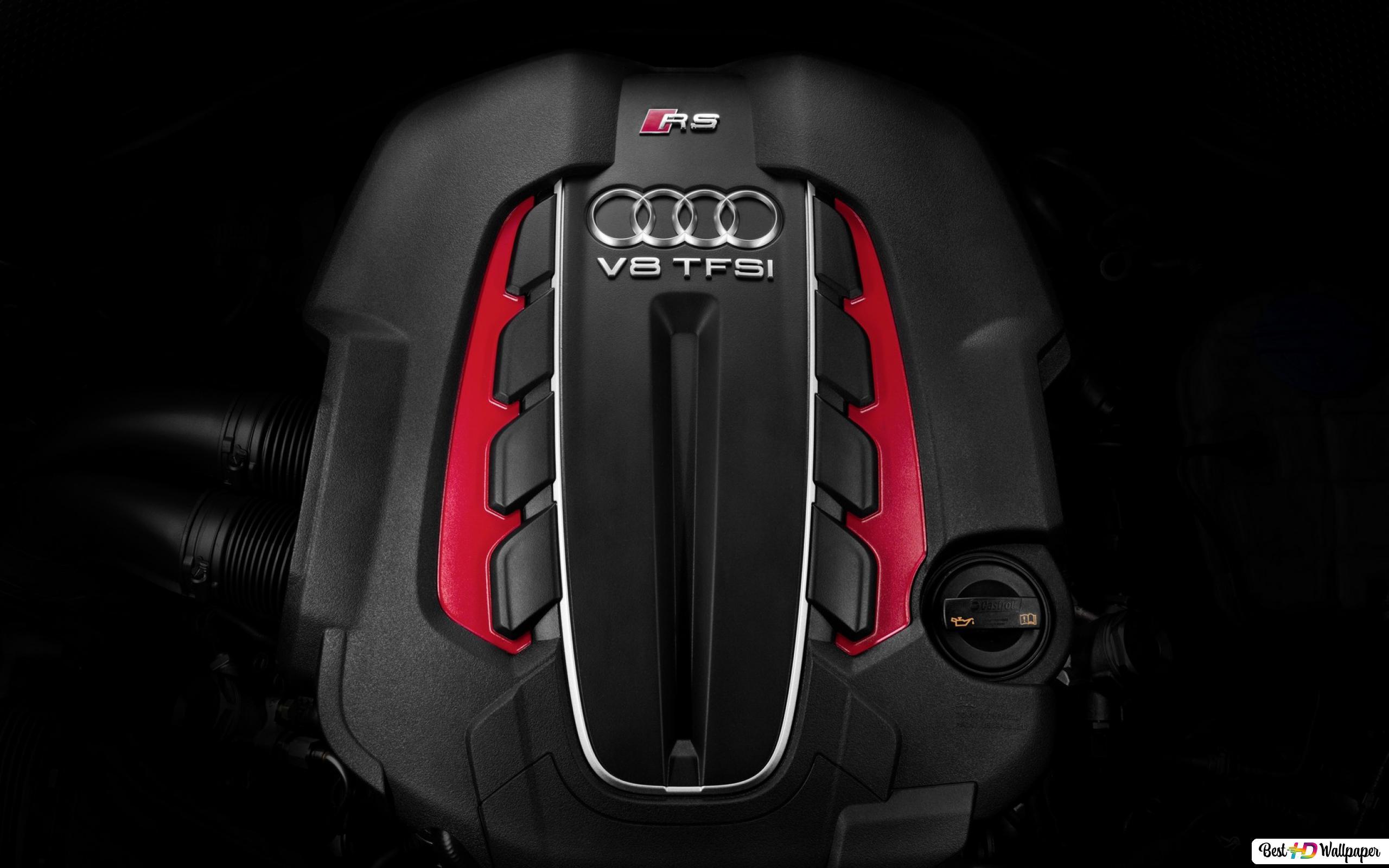 2560x1600 Audi engine V8 TFSI HD wallpaper download