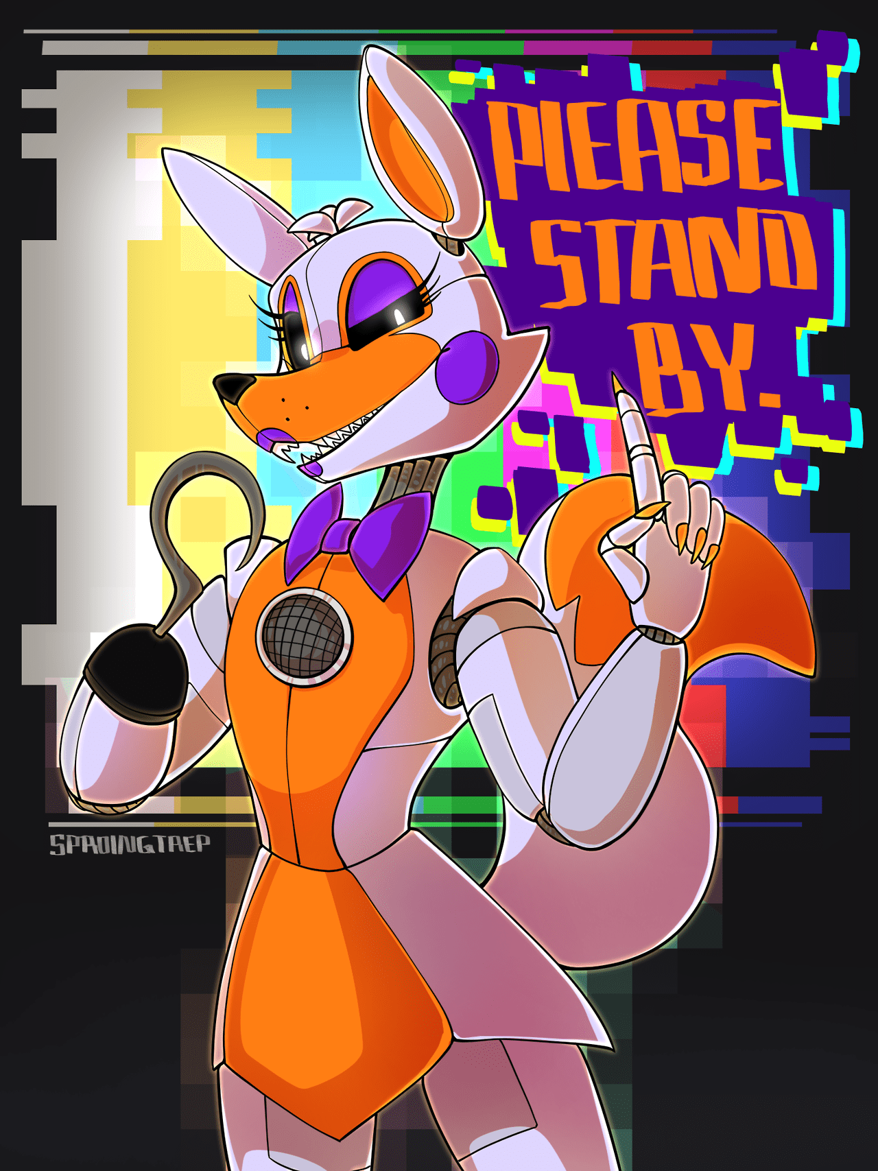 1280x1707 It's Sproingtrep. Fnaf wallpaper, Fnaf, Fnaf drawings