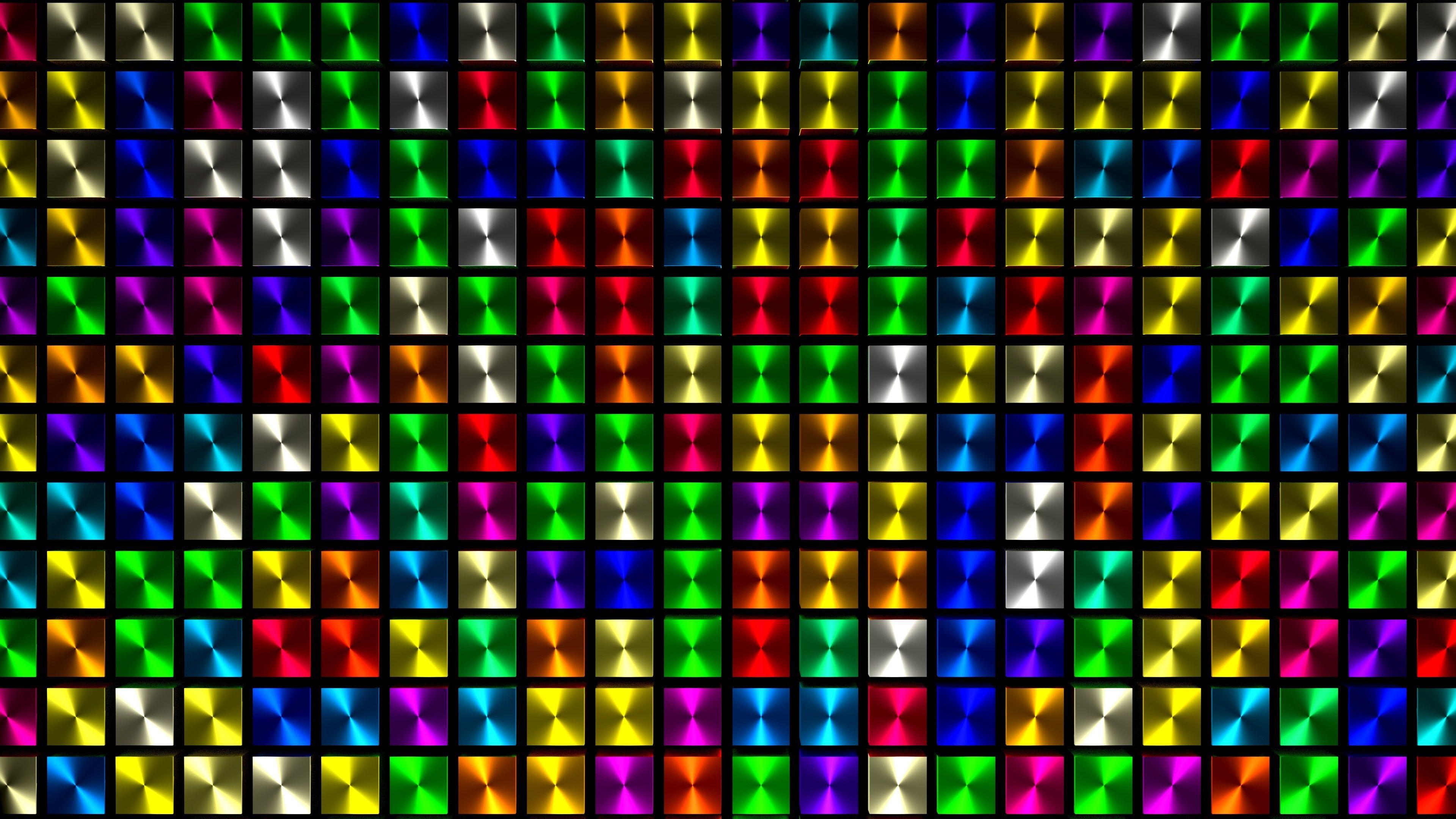 3840x2160 Colorful Squares Wallpaper. Wallpaper Studio 10. Tens of thousands